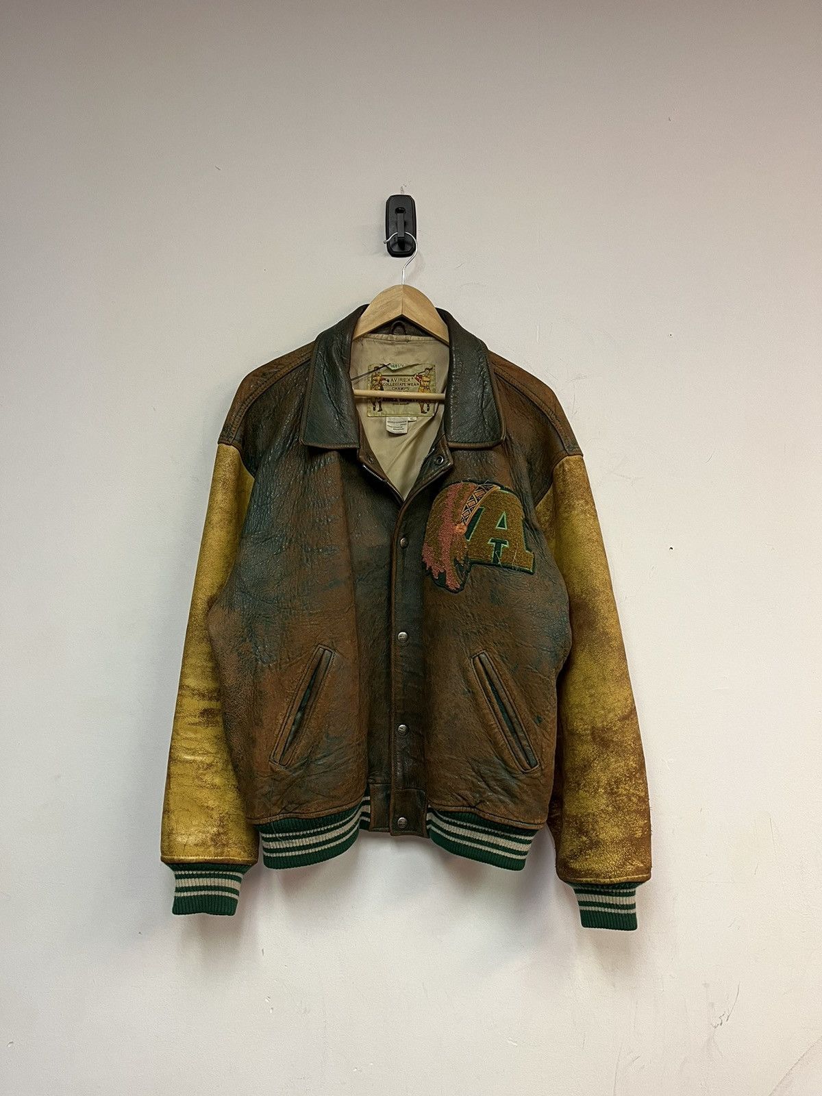 Avirex 1991 Avirex Leather Jacket Size US XL / EU 56 / 4 - 2 Thumbnail