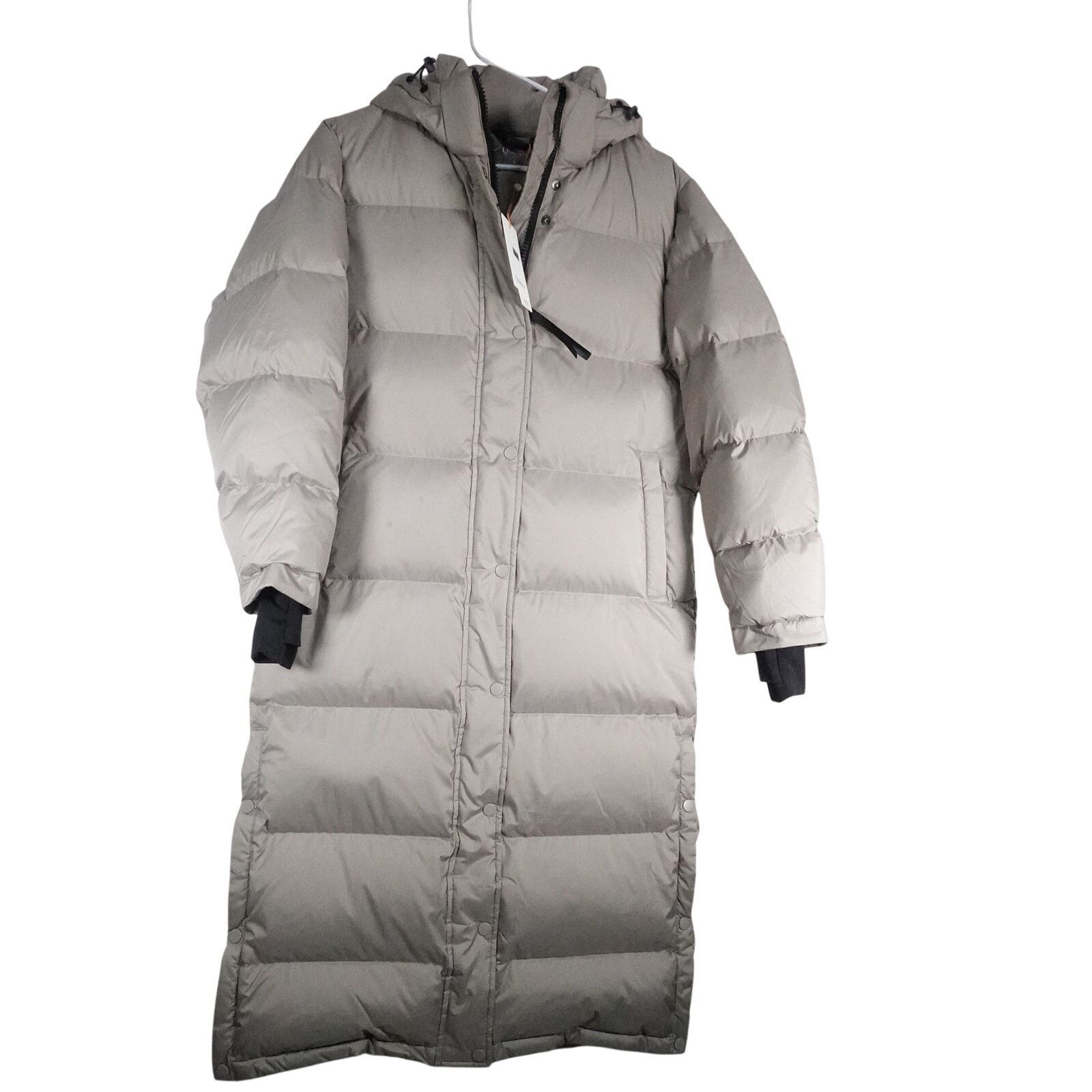 Quince Quince Flawed Small Responsible Down Long Puffer Jacket Gray Size S / US 4 / IT 40 - 1 Thumbnail