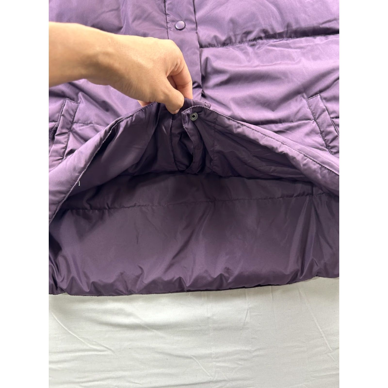 Vintage Cabela's Goose Down Vest Mens XL Purple Snap Puffer Insulated Premier Northern Size US XL / EU 56 / 4 - 5 Thumbnail