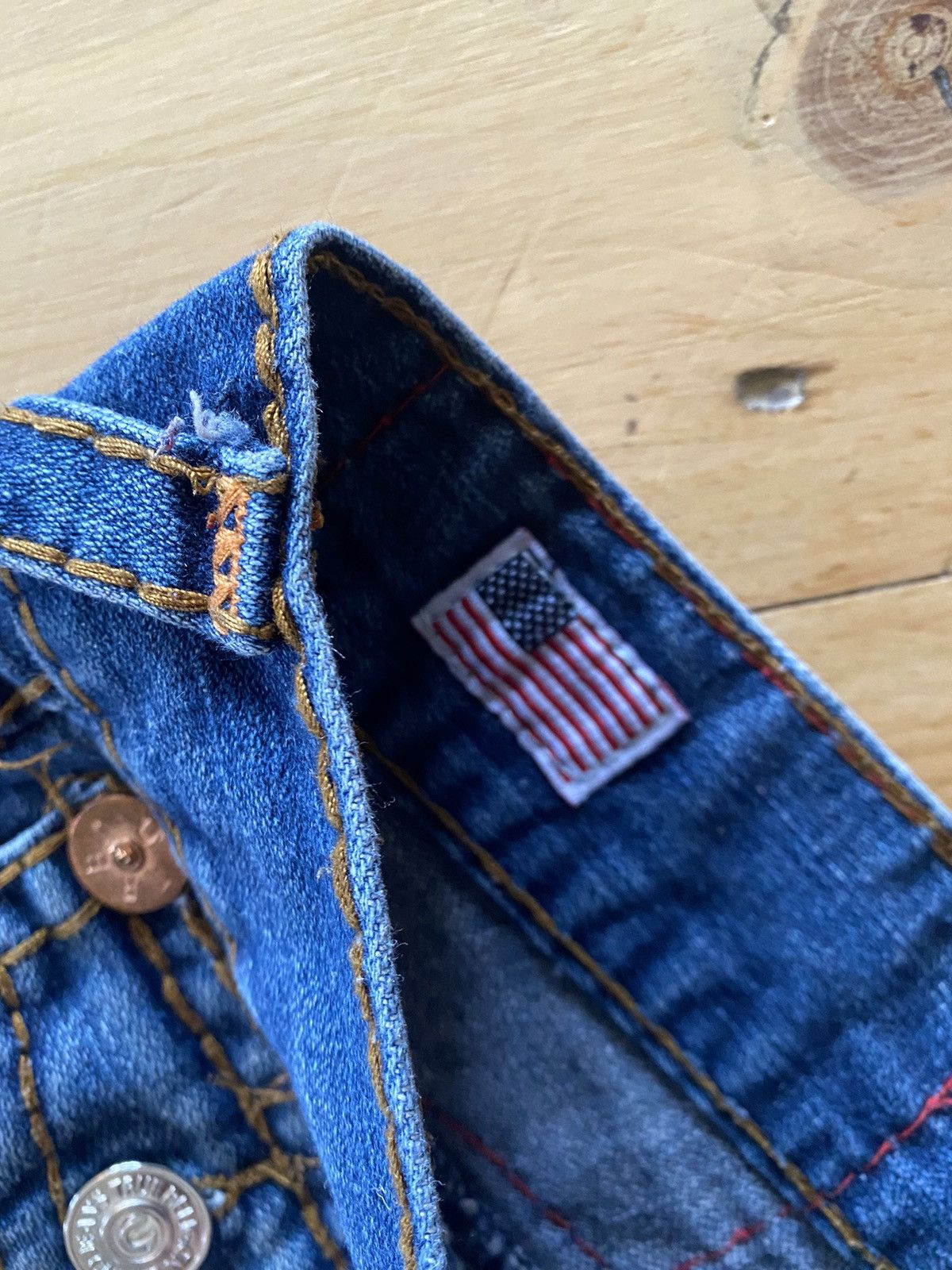 Pelle Pelle × True Religion × Vintage Vintage true religion jeans 40 Size US 40 / EU 56 - 7 Thumbnail