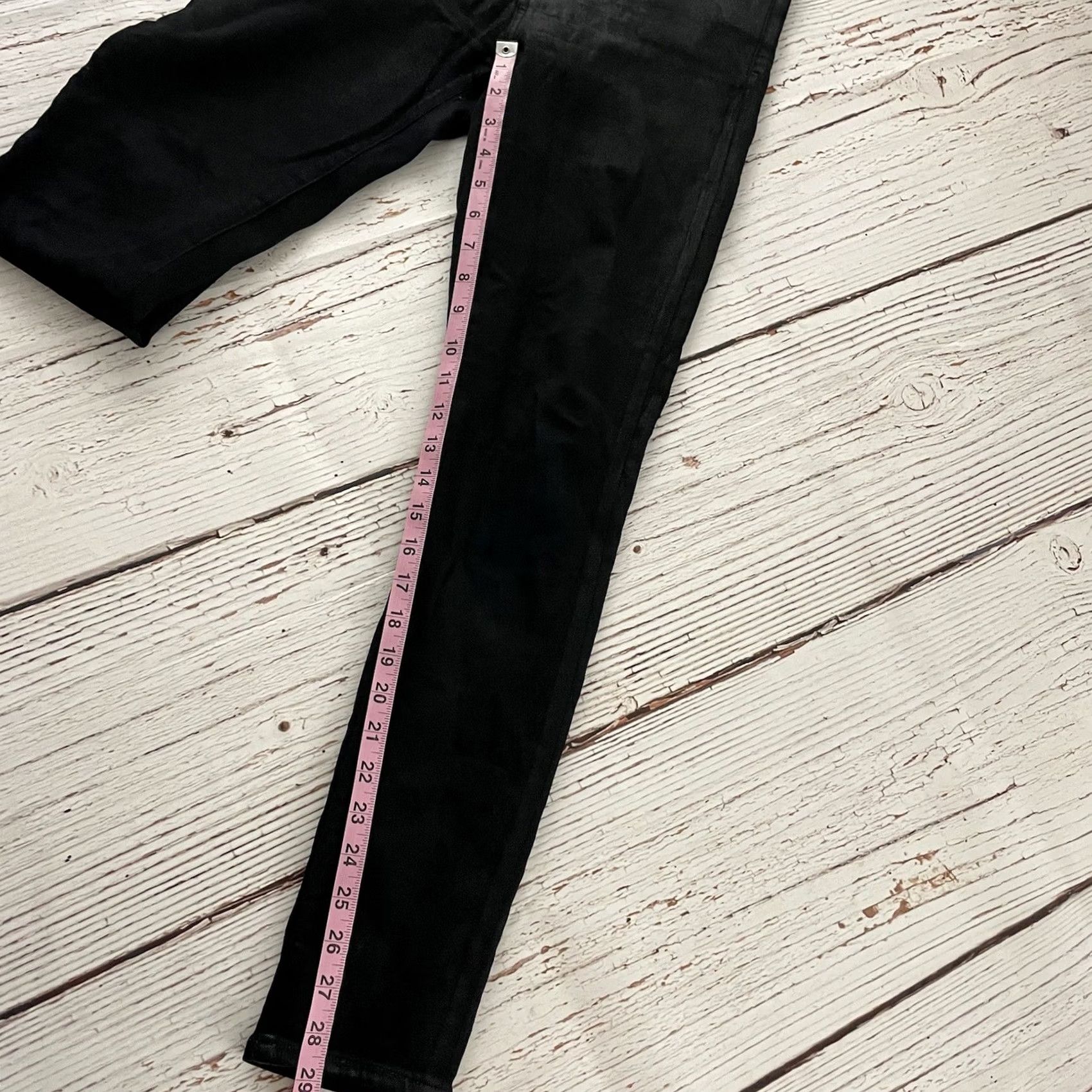 Citizens Of Humanity Citizens of Humanity Rocket Slick High Rise Skinny Jeans Women's 28 Black Wash Slim Jeans Adult Women Size 28" / US 6 / IT 42 - 7 Thumbnail