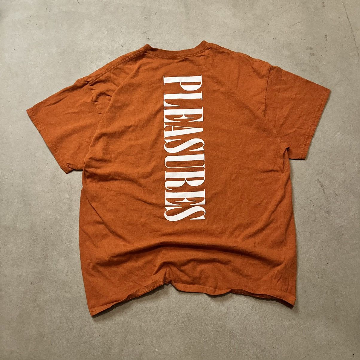 Pleasures Burnt Orange Pleasures Streetwear T-Shirt Size XL Size US XL / EU 56 / 4 - 2 Thumbnail