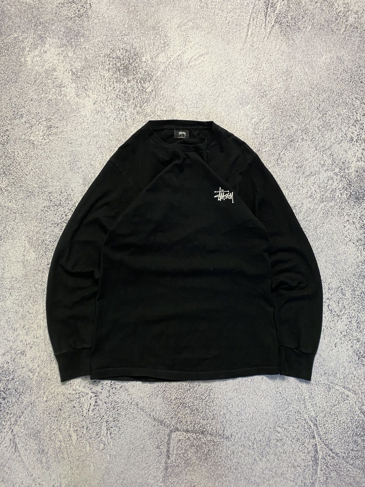 Stussy Stussy Black Classic Logo Longsleeve T-shirt Y2K Size US S / EU 44-46 / 1 - 5 Thumbnail
