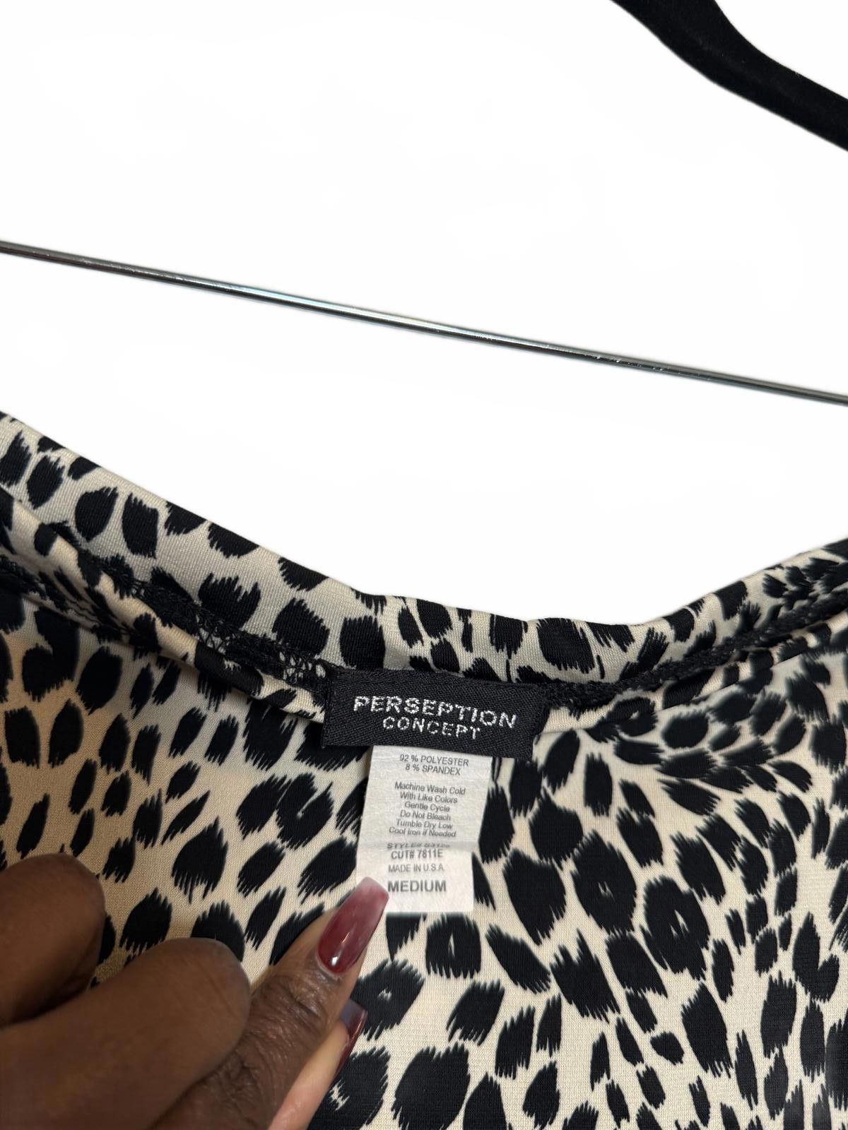 Other Black and White Animal Print Middi Skirt Size 36" / US 14 / IT 50 - 3 Thumbnail