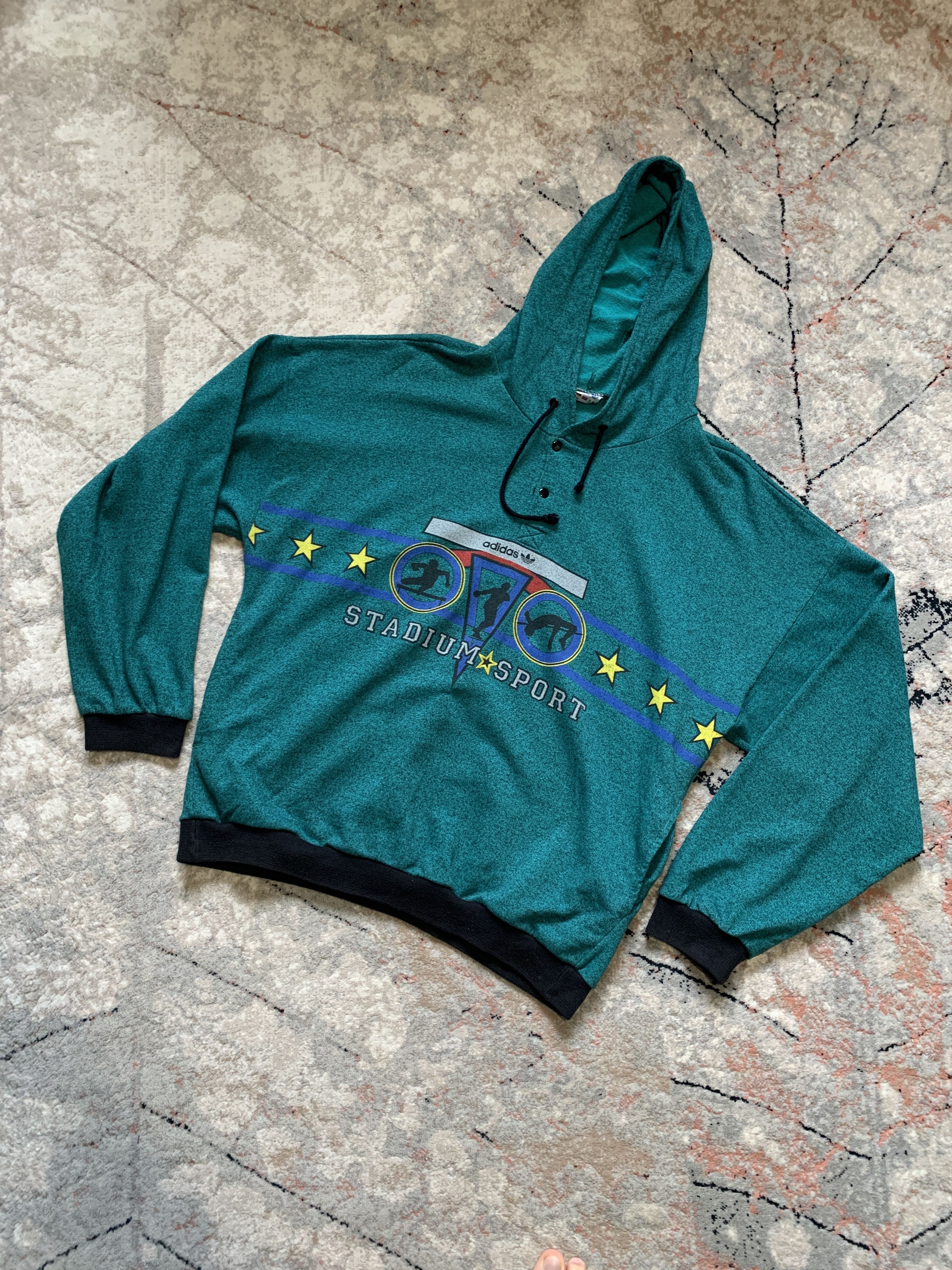 Adidas Rare Adidas Made In France Hoodie Size US L / EU 52-54 / 3 - 1 Thumbnail