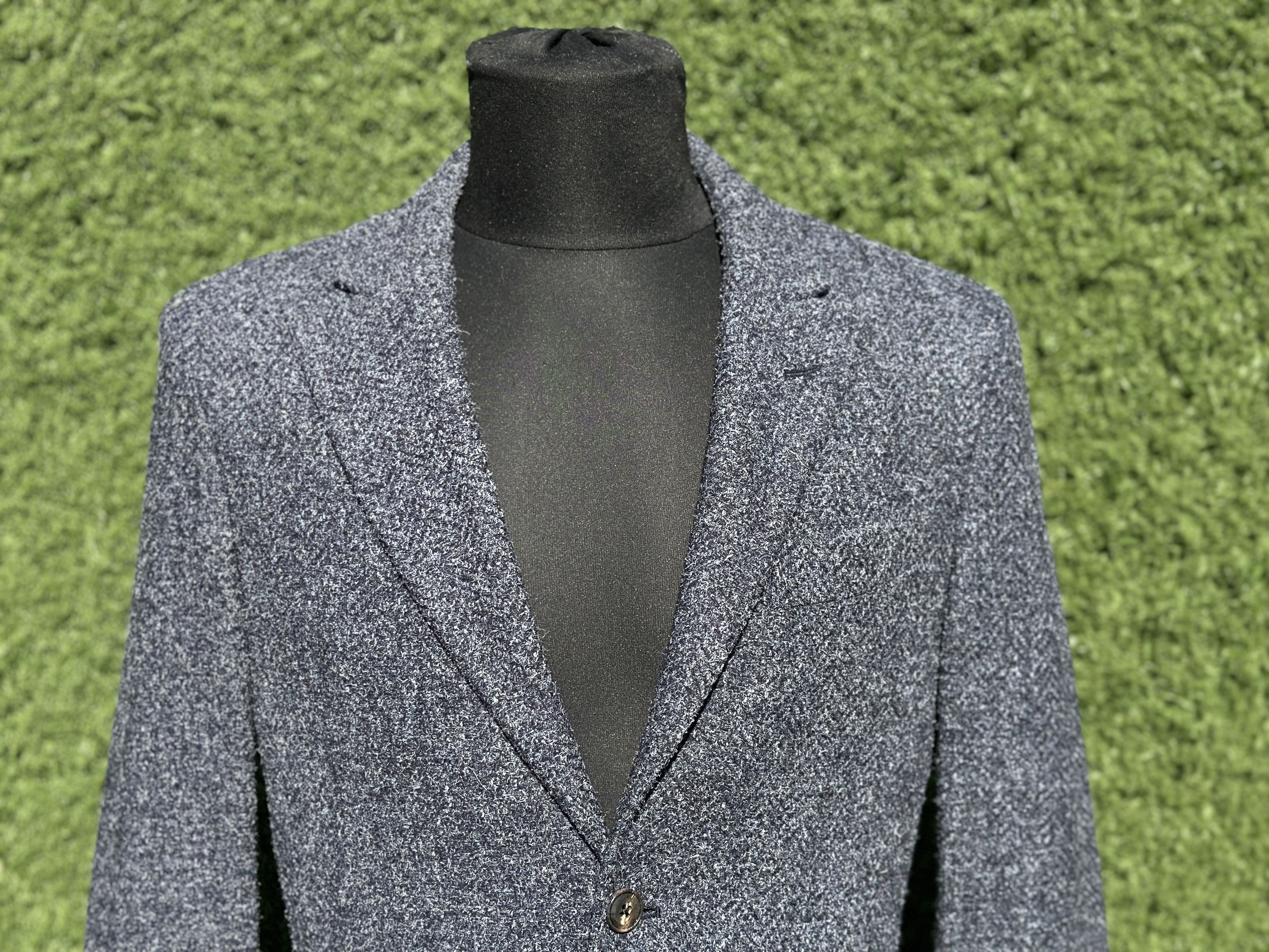 Boglioli Boglioli K-Jacket Bouclé Tweed 2 Button Patch Pockets 48R Size 48R - 6 Thumbnail
