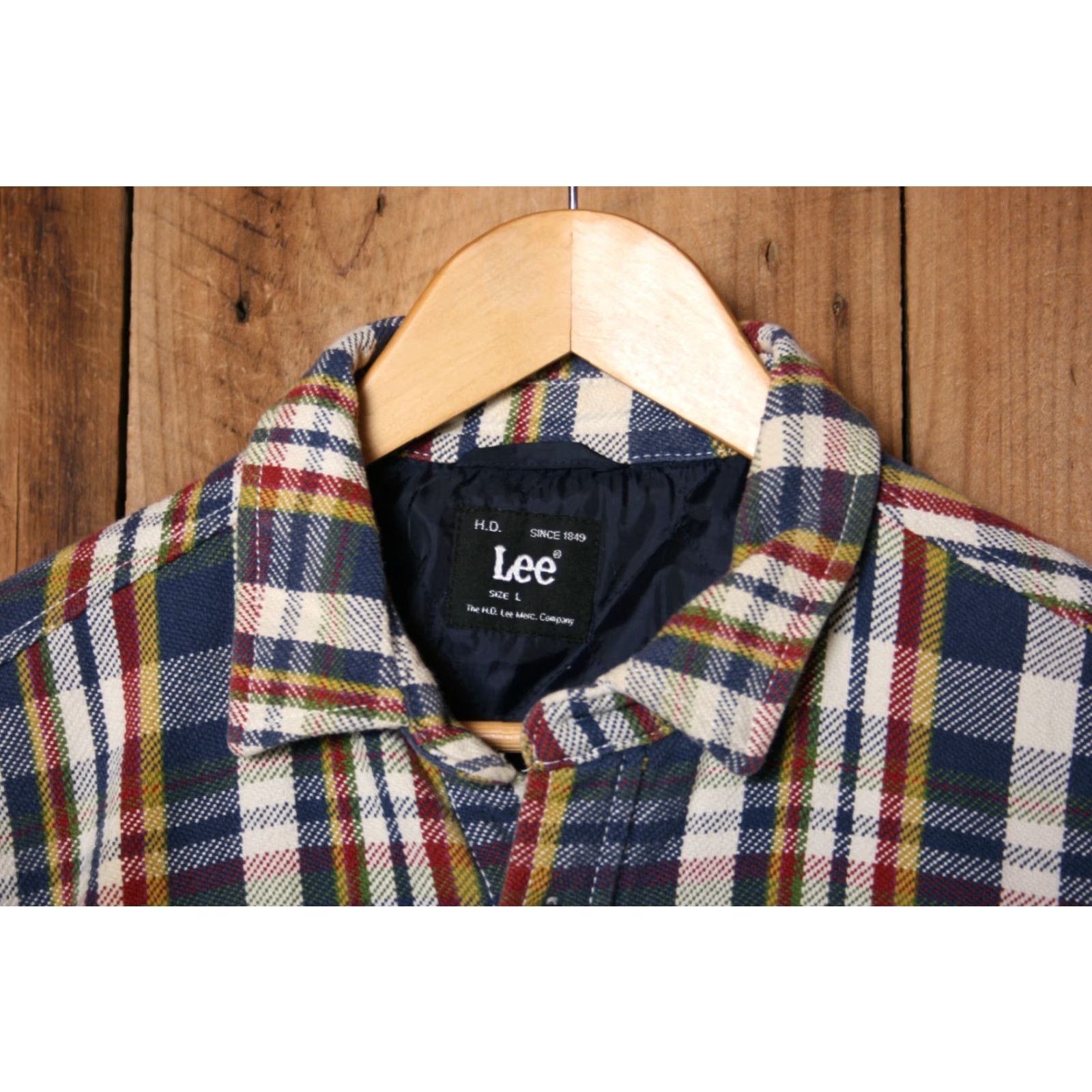 Lee VINTAGE H.D. LEE Plaid Flannel Quilt Lined Insulated Shirt Jac Women's Sz. L Jacket Shirt Size L / US 10 / IT 46 - 2 Thumbnail