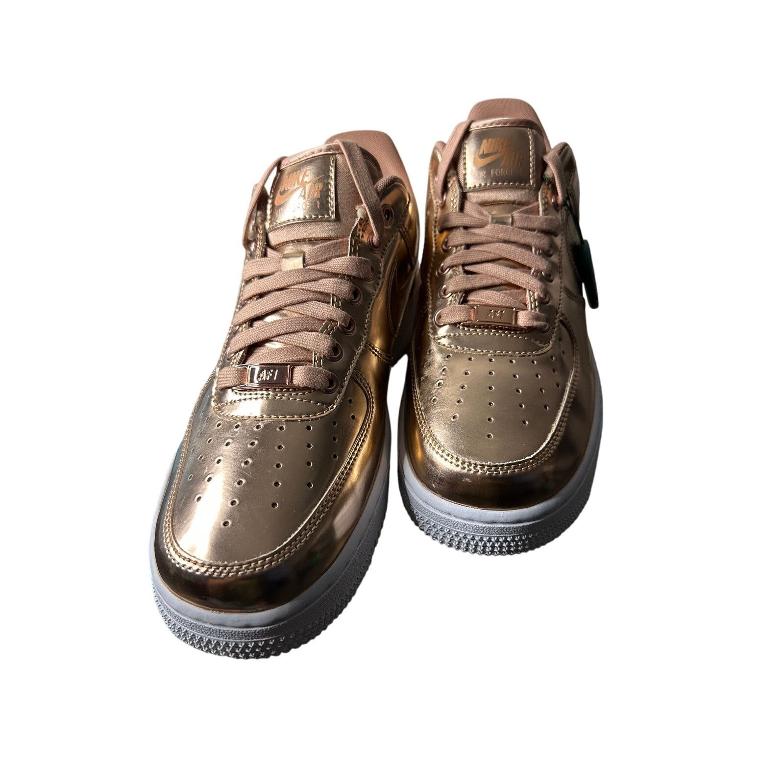 Nike Nike Air Force 1 Low Metallic Rose Gold Women Size US 9 / IT 39 - 5 Thumbnail