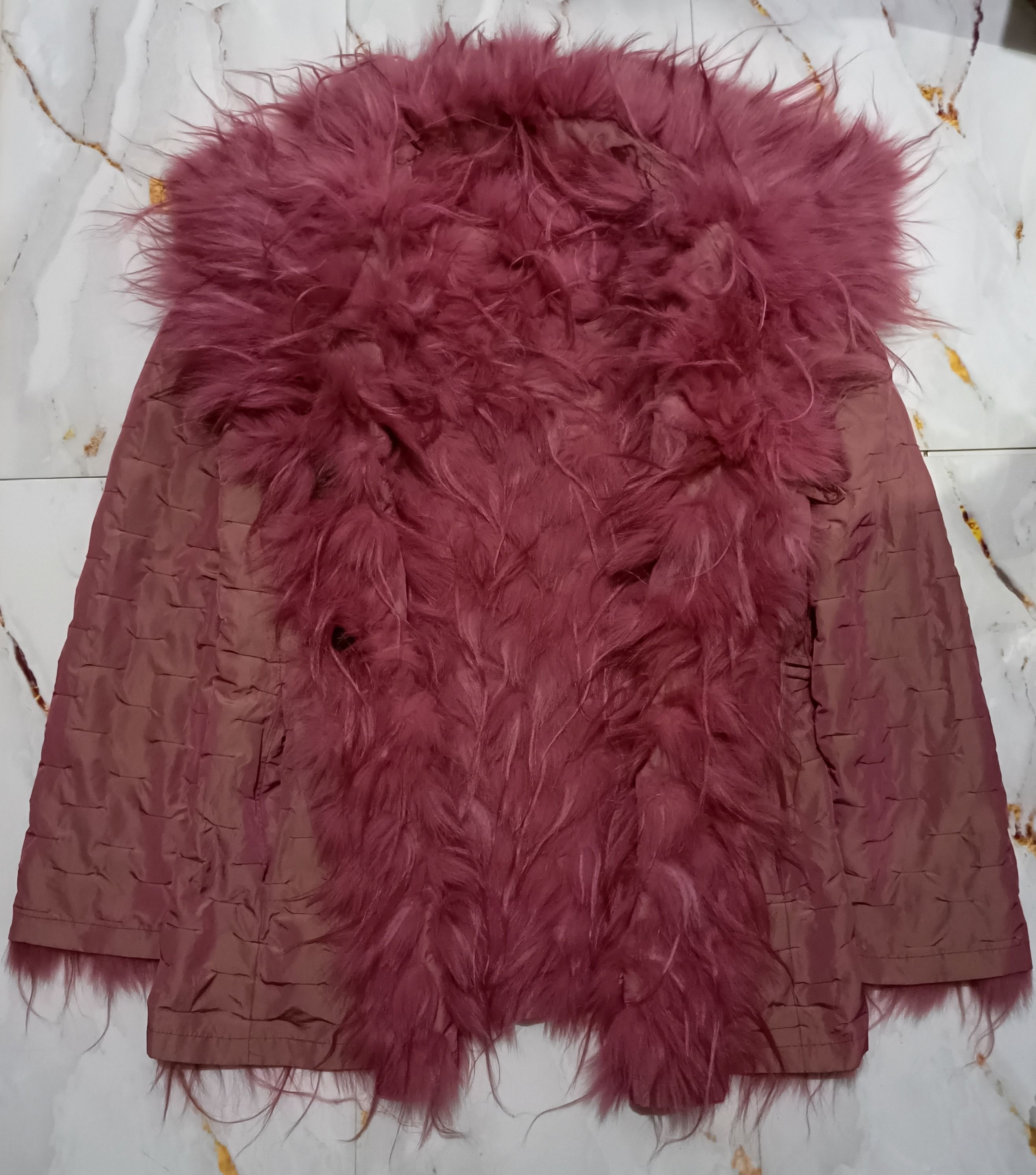If Six Was Nine Mongolia Fur Coat Size M / US 6-8 / IT 42-44 - 5 Thumbnail