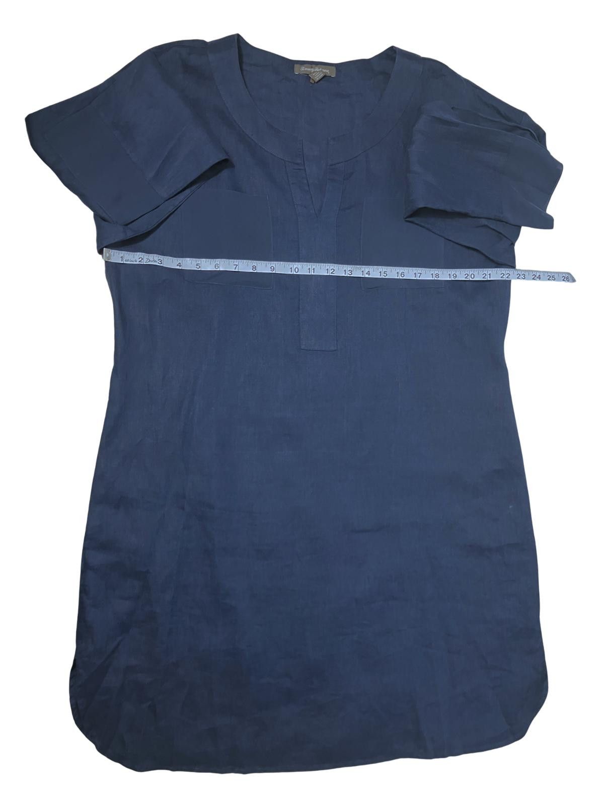 Tommy Bahama Tommy Bahama Linen Tunic Blue XL Relaxed Fit Size XL / US 12-14 / IT 48-50 - 4 Thumbnail