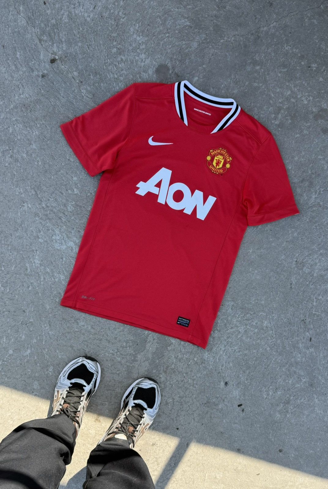Nike 2011 Manchester United 22 Scholes Soccer Blokecore Jersey Size US S / EU 44-46 / 1 - 2 Thumbnail