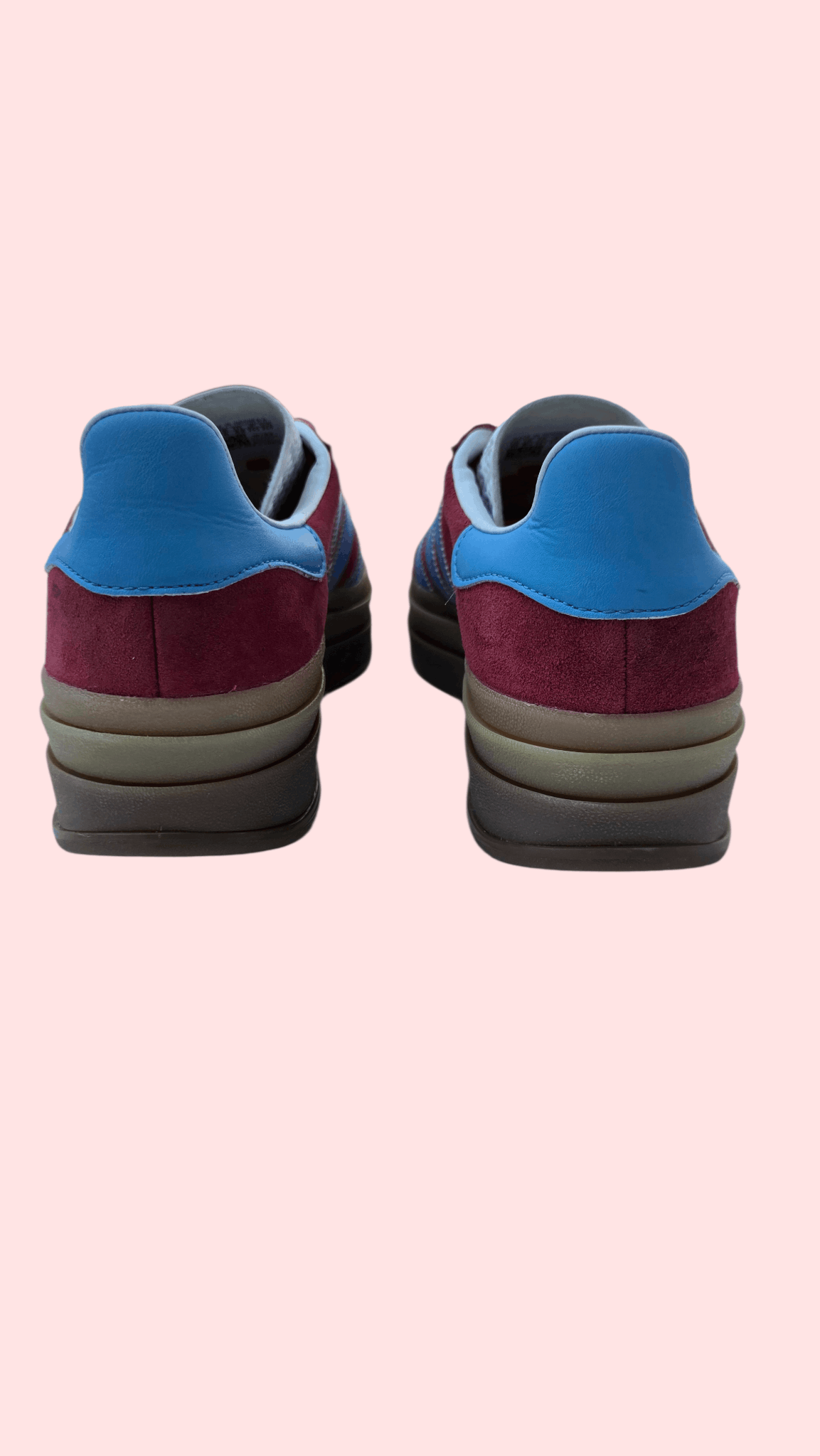 Adidas Adidas Gazelle Platform – Burgundy Suede-FASHIONELLA Size US 10 / IT 40 - 7 Thumbnail