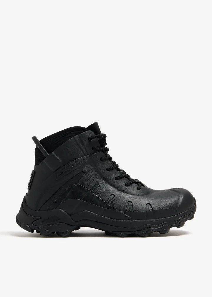 Givenchy o1lv12m1025 Bogs High Lace Up Boots in Black Size US 9 / EU 42 - 1 Thumbnail