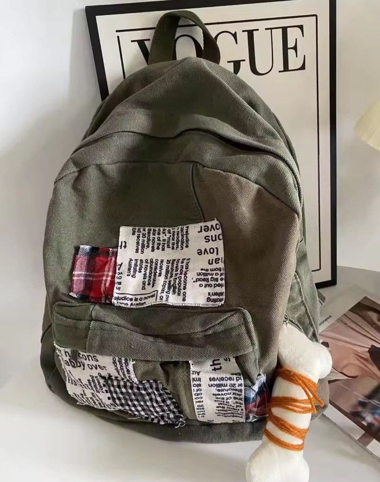Other Japan Military Green Patchwork Backpack Bag Size ONE SIZE - 1 Thumbnail