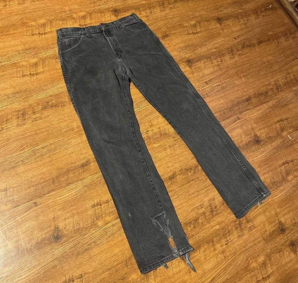 Dickies Vintage Dickies Black Distressed Straight Leg Jeans Size US 32 / EU 48 - 2 Thumbnail