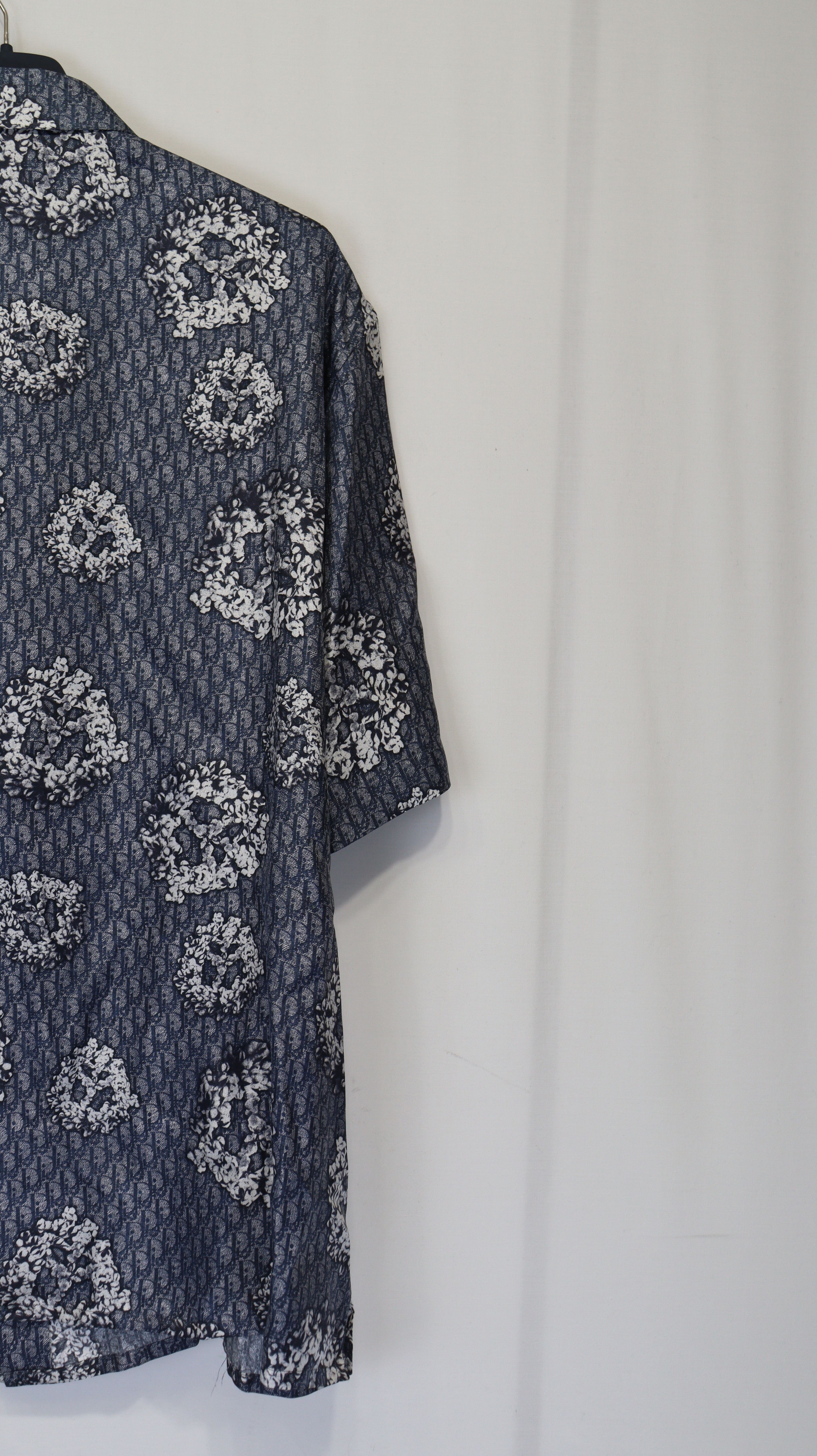 DENIM TEARS × Dior o1rshd1 M.Woven Shirt in Fantaisie Fond Size US L / EU 52-54 / 3 - 6 Thumbnail