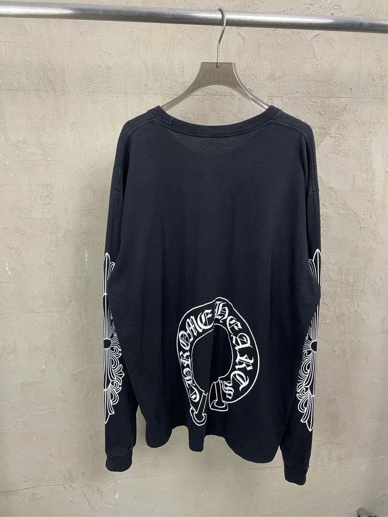 Chrome Hearts Chrome Hearts Chrome Hearts Long Sleeve T-Shirt-2507 Size US XXL / EU 58 / 5 - 6 Thumbnail