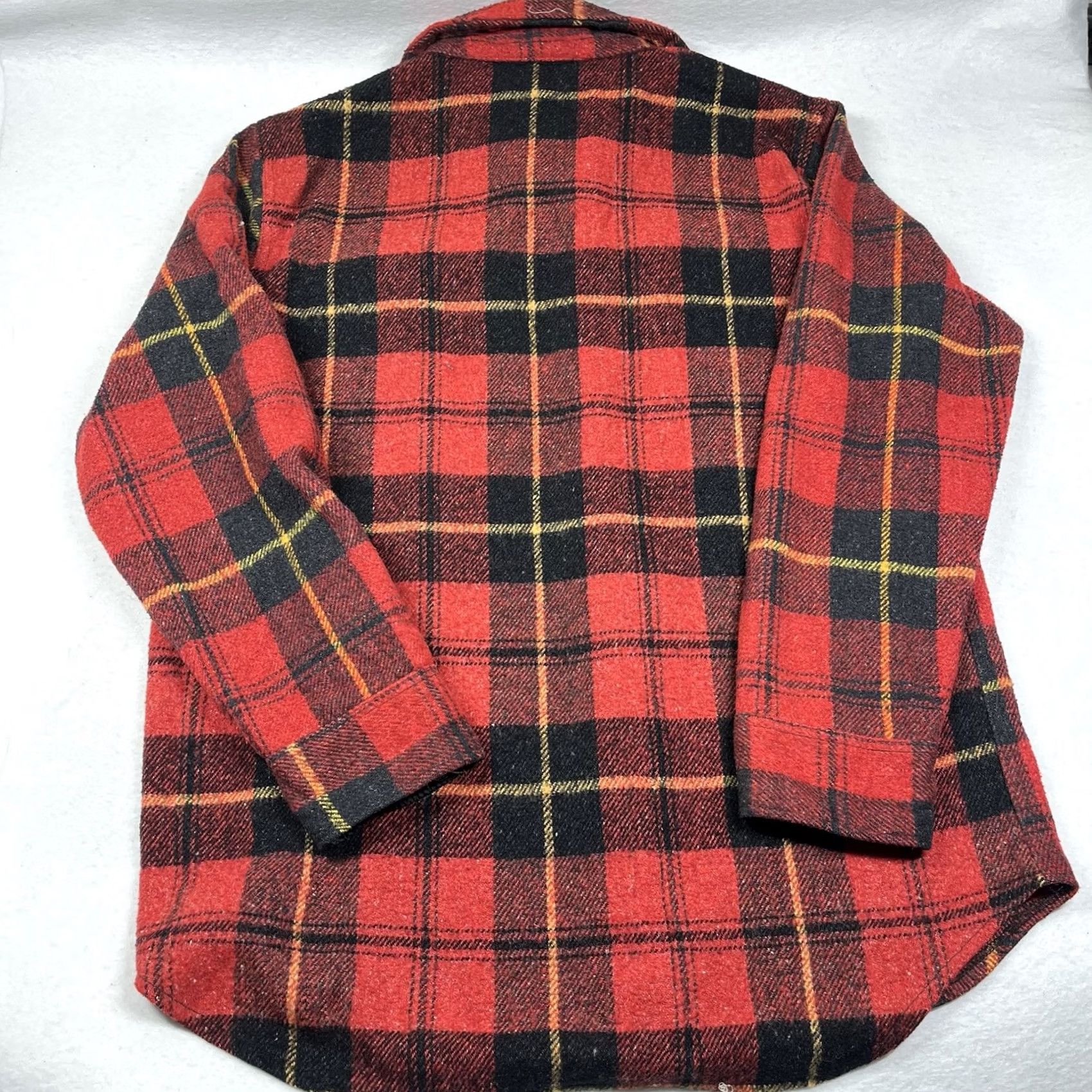McGregor VINTAGE McGregor Wool Flannel Plaid Shirt Long Sleeve L Rockabilly Work Shacket Size US L / EU 52-54 / 3 - 2 Thumbnail