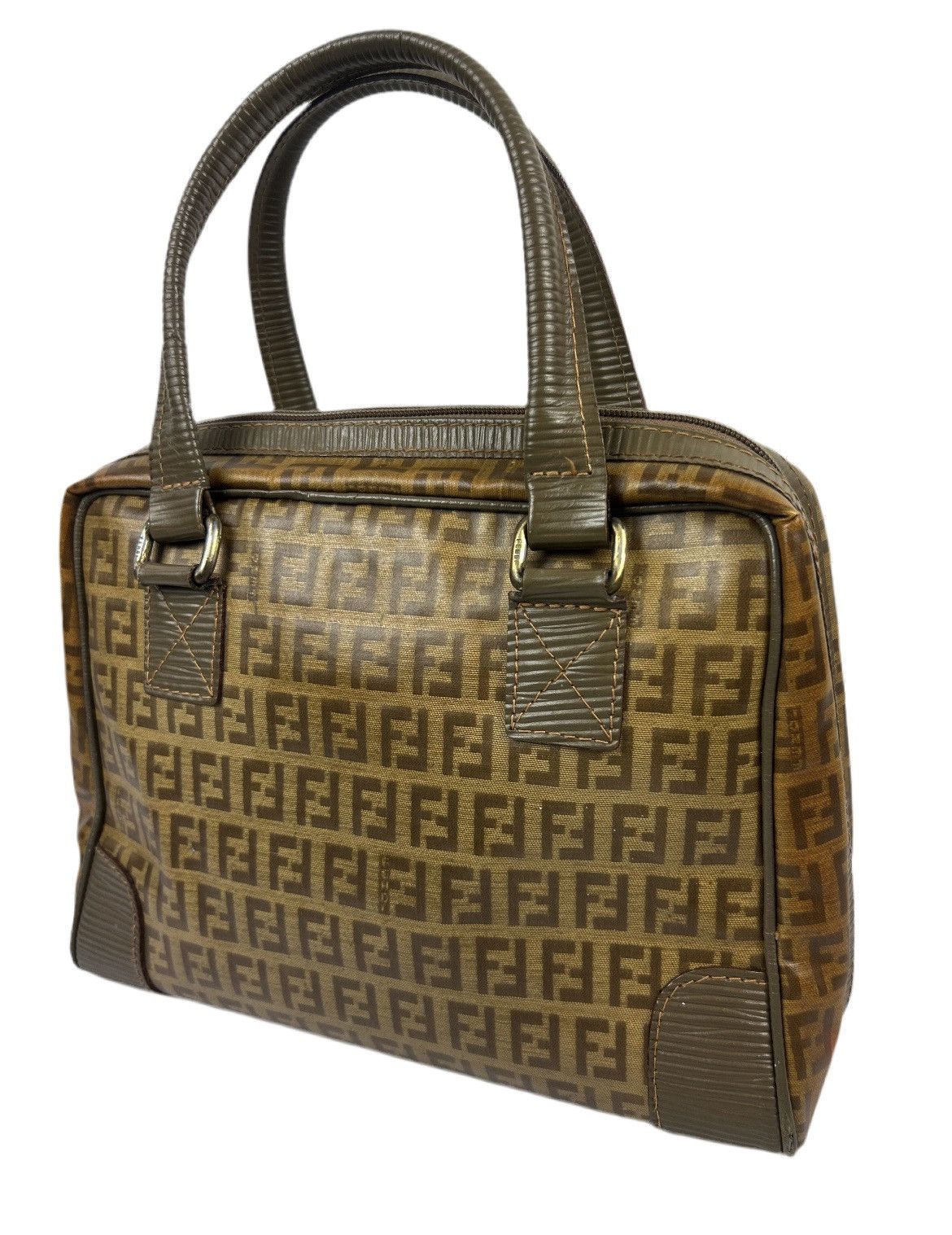 Fendi Fendi Zucca Monogram Hand Bag Size ONE SIZE - 2 Thumbnail
