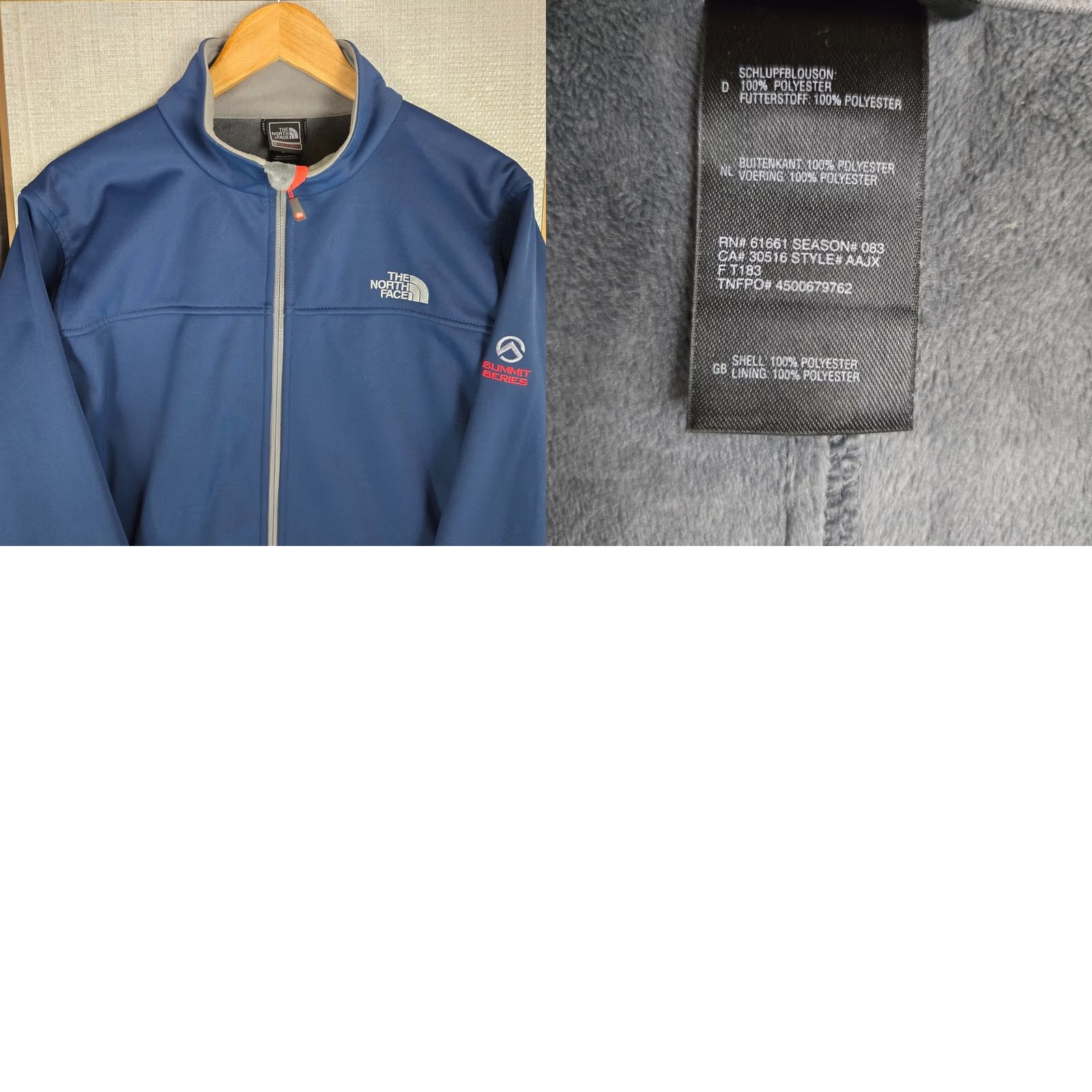 The North Face NORTH FACE SUMMIT SERIES Windstopper Softshell Raschel Lined Jacket Medium Mens Size US M / EU 48-50 / 2 - 10 Thumbnail