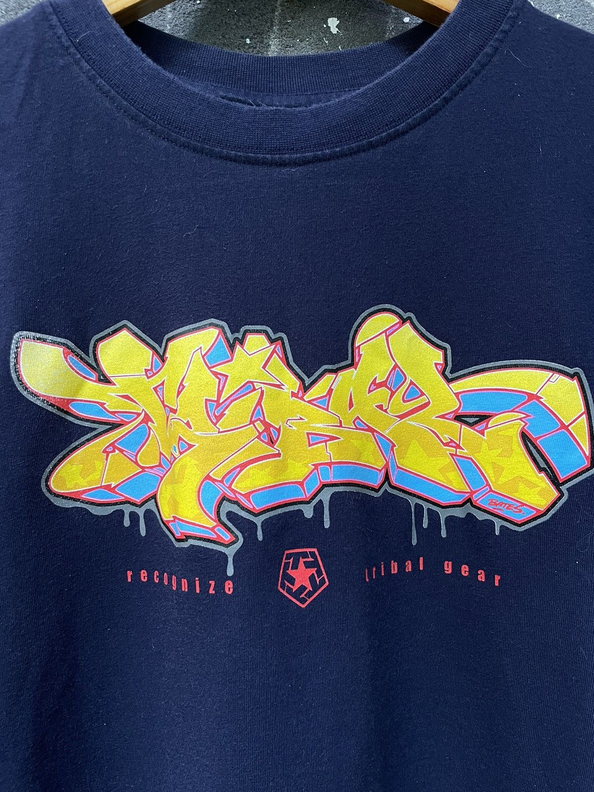 Tribal Streetwear Vintage Tribal 00’s Recognize T-Shirt Graffiti Art RARE Size US L / EU 52-54 / 3 - 3 Thumbnail