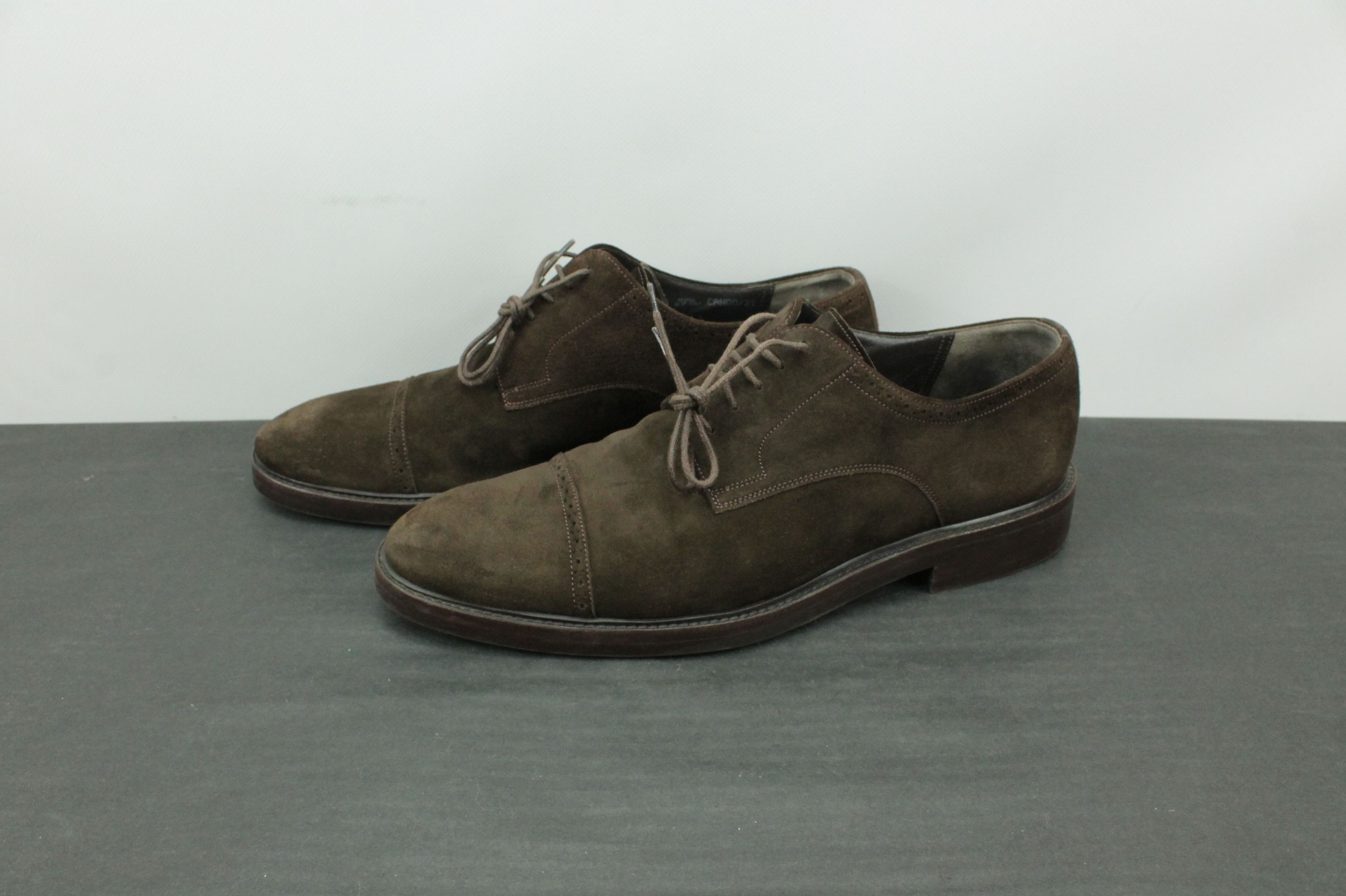 Bally Bally Switzerland Brown Suede Dress Shoes Derby Oxford Size US 9.5 / EU 42-43 - 3 Thumbnail