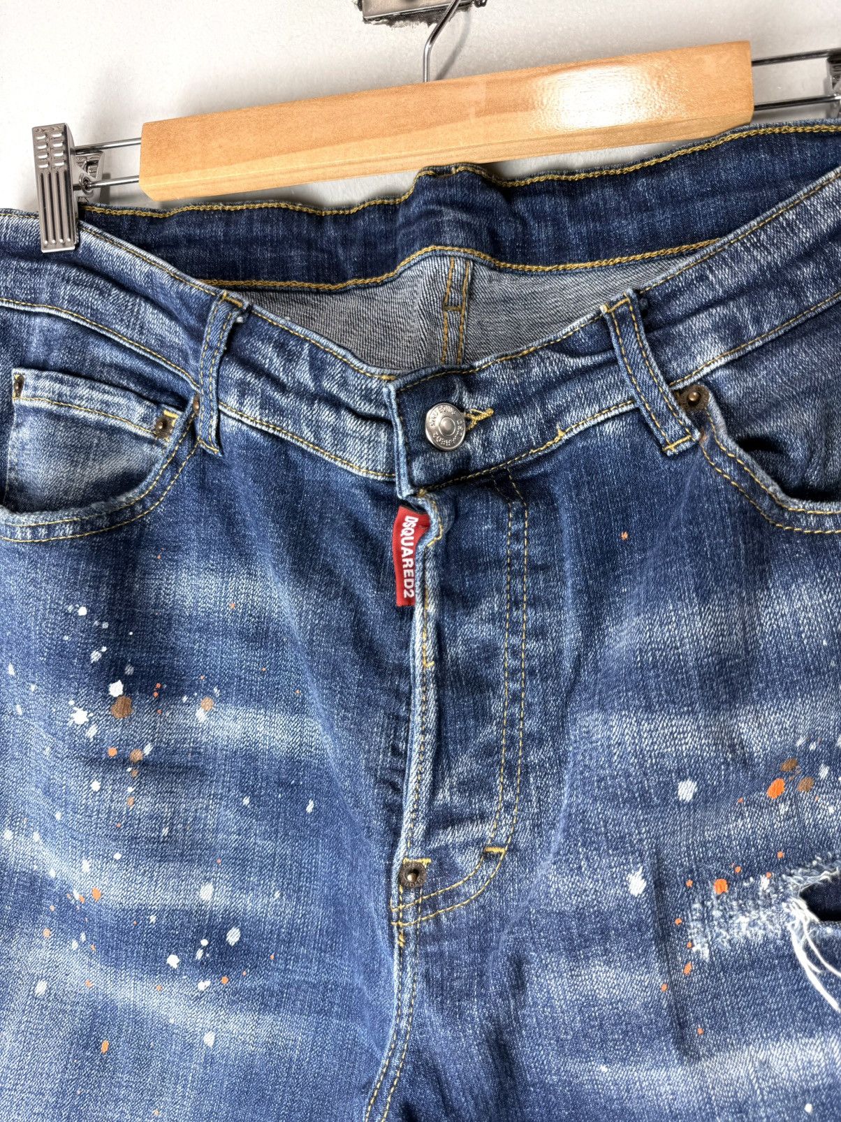 Dsquared2 Dsquared2 Patchwork Denim Pants Slim Dripp Hype Streetwear Size US 32 / EU 48 - 4 Thumbnail
