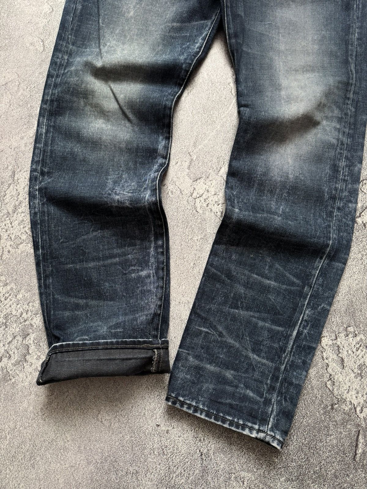 G-Star G star raw 30/32 3301 tapered washed denim pant trouser jean Size US 32 / EU 48 - 8 Thumbnail