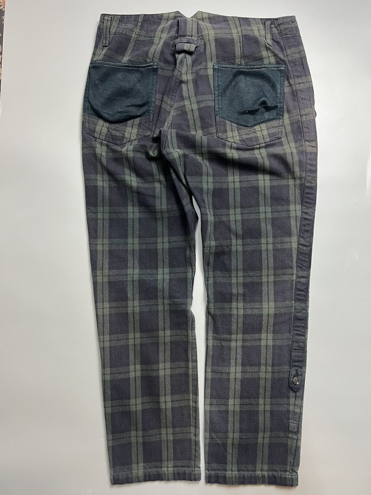 Japanese Brand × PPFM × Vintage Vintage PPFM 2 Tone Flannel Pants Checkered Size US 34 / EU 50 - 9 Thumbnail
