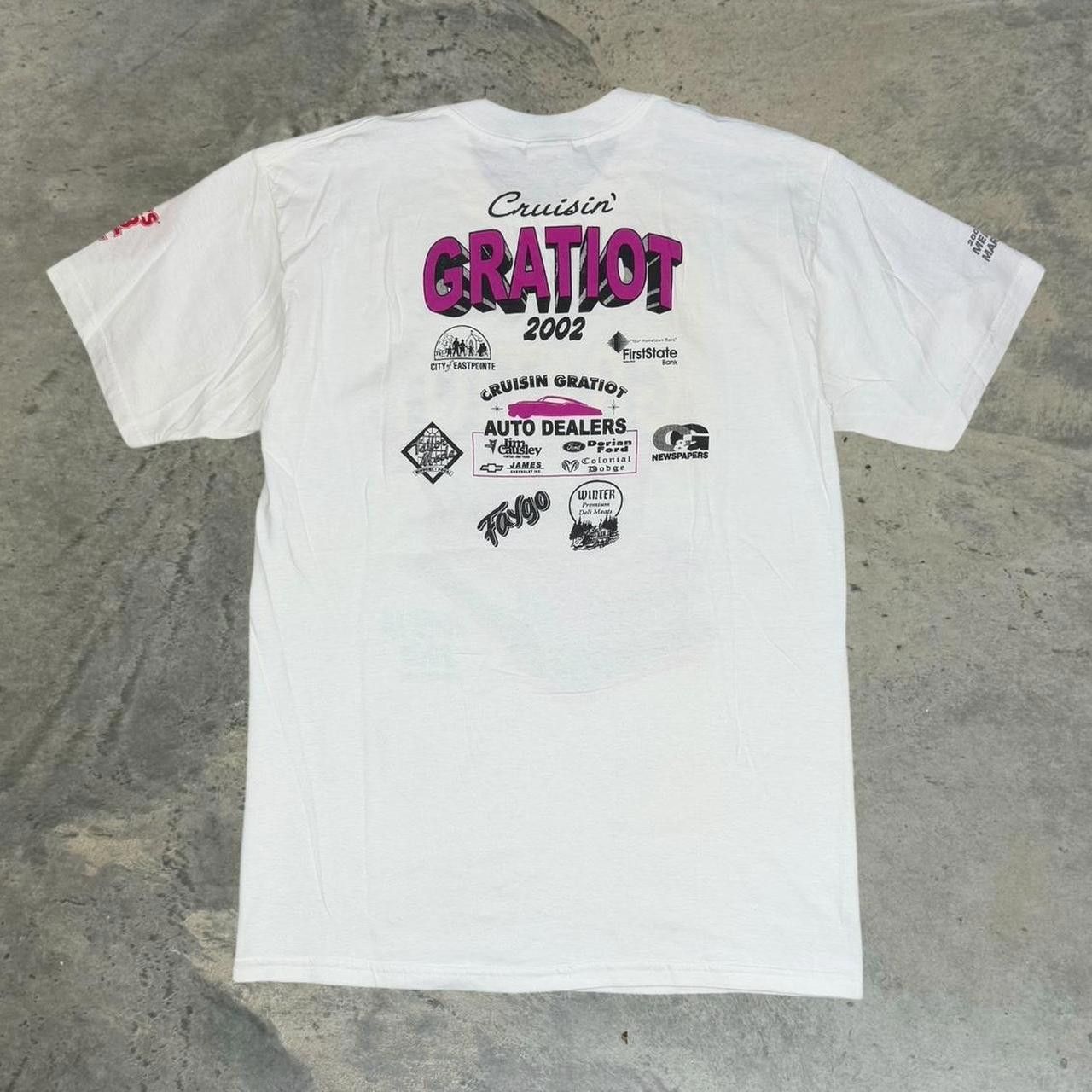 Gildan × Vintage Vintage 2002 Cruisin’ Gratiot Hotrod Racing T-Shirt Size US L / EU 52-54 / 3 - 4 Thumbnail