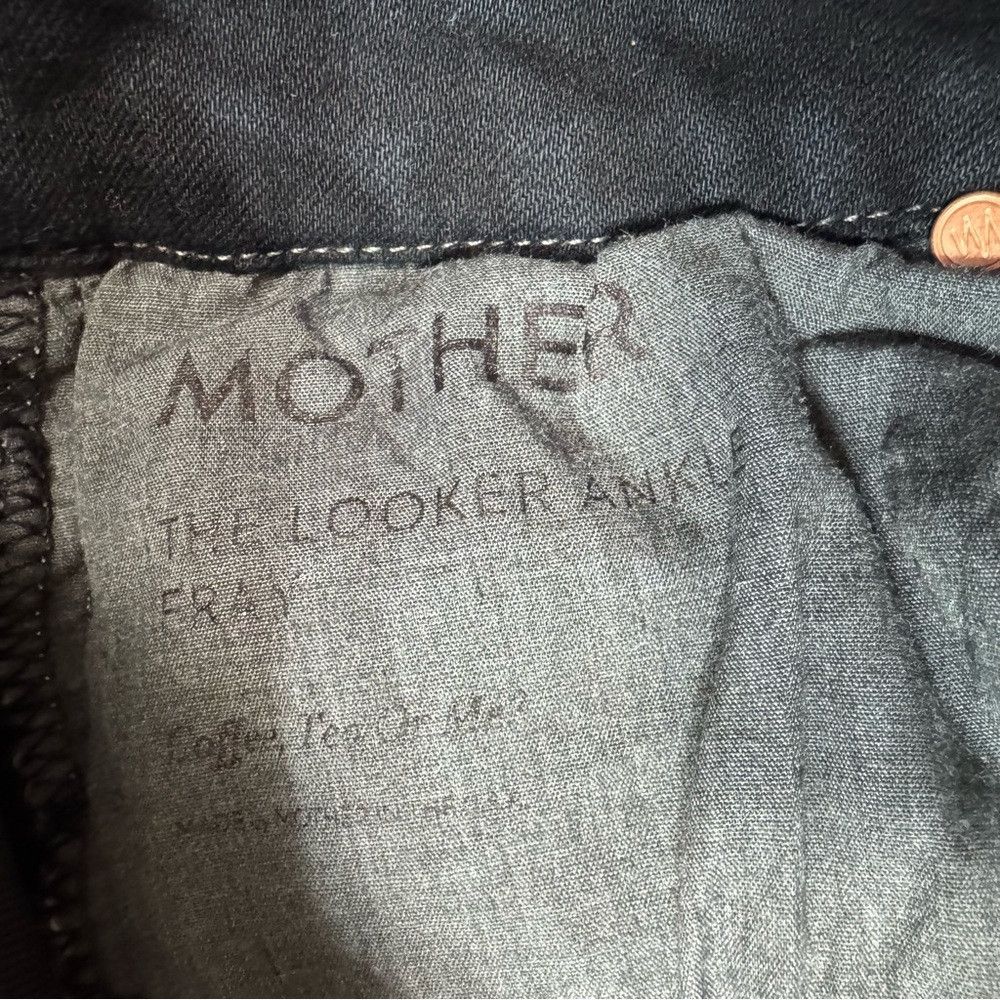 MOTHER MOTHER The Looker Ankle Fray Coffee, Tea, Or Me? Jeans Size Size 27" / US 4 / IT 40 - 7 Thumbnail