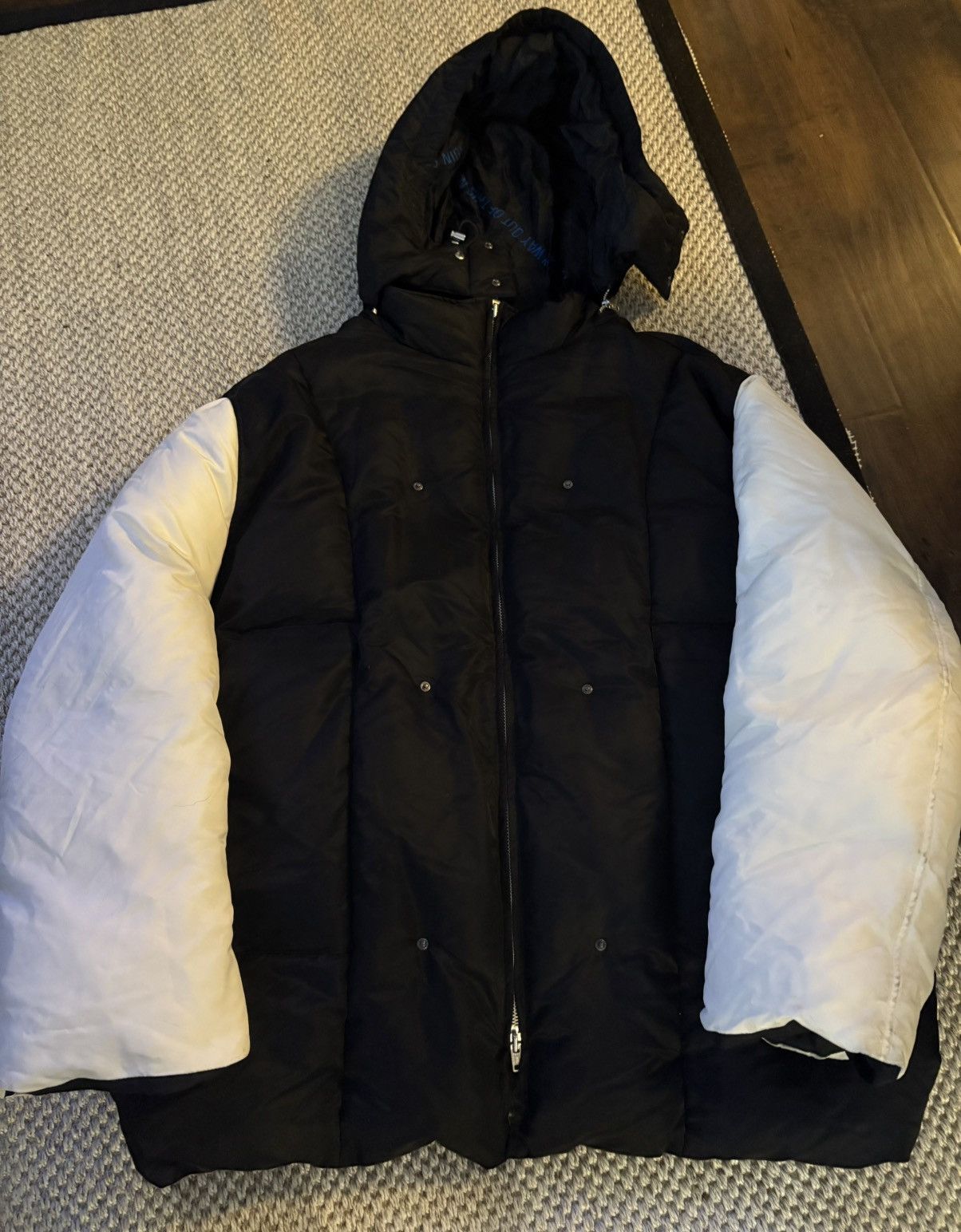 希少/人気/RAF SIMONS /ビッグ フェザー ダウンジャケット/46 Raf Simons Virginia Creeper Oversized Down Jacket | Grailed