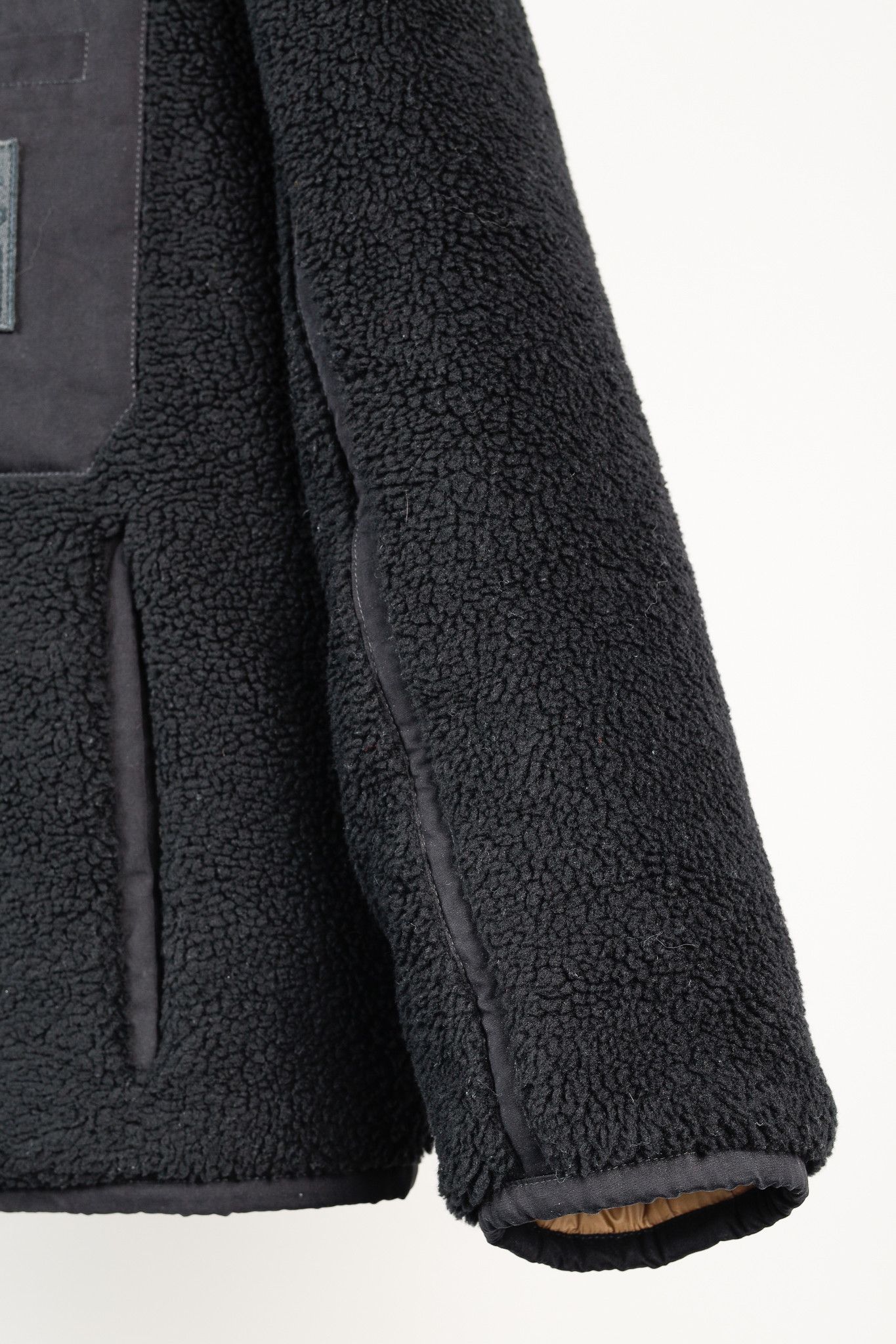 Fendi Fendi Reversible Black Wool Fleece & Brown Patchwork Jacket Size US S / EU 44-46 / 1 - 11 Thumbnail