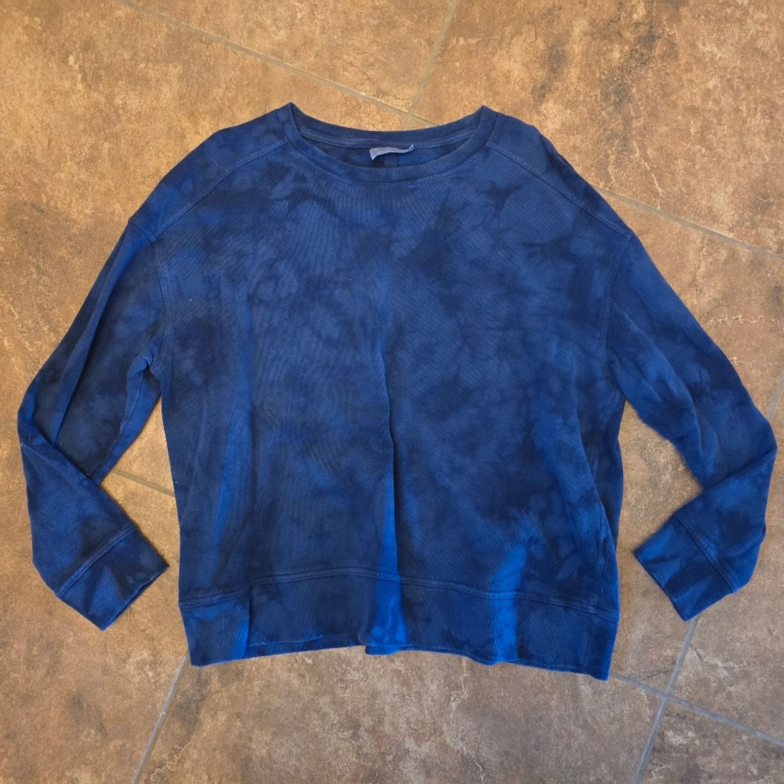 Other Navy Tie Dyed UT Sweater Long Sleeve Size L / US 10 / IT 46 - 1 Thumbnail
