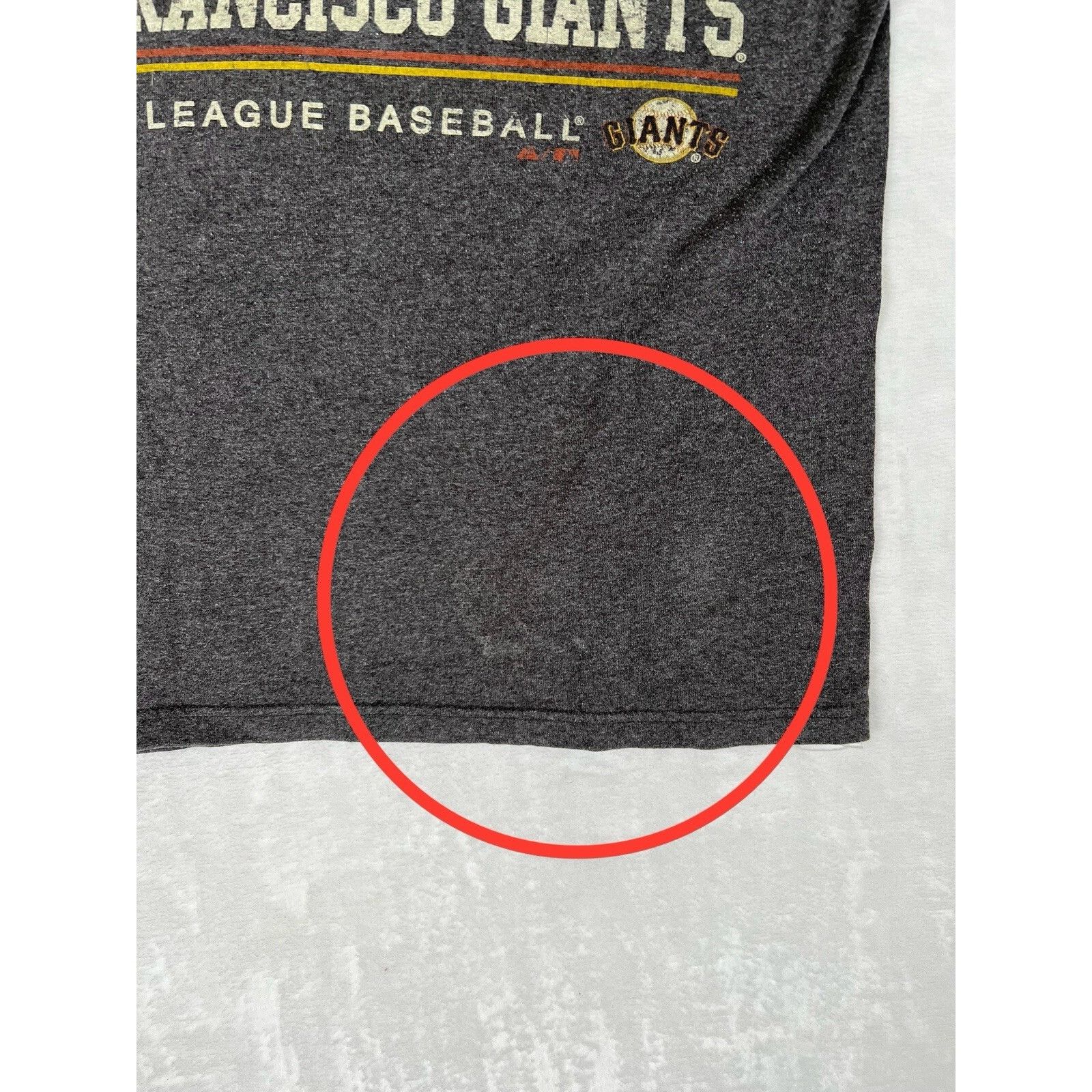 Majestic San Francisco Giants T-Shirt Size Medium Majestic Gray Graph Size US M / EU 48-50 / 2 - 4 Thumbnail