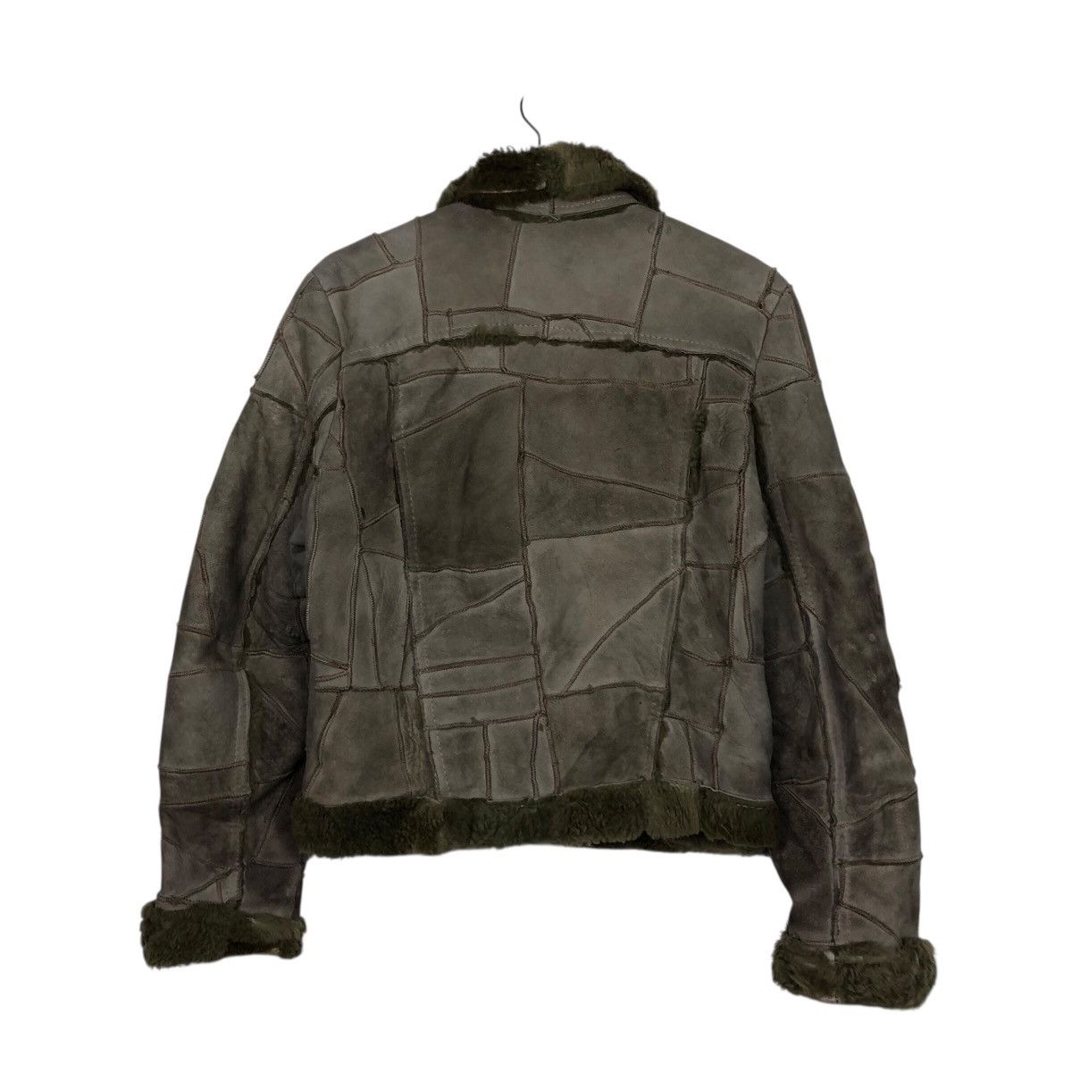 Japanese Brand Vtg Cropped Leather Jacket Patchwork Unbranded Issey Miyake Size US M / EU 48-50 / 2 - 9 Thumbnail