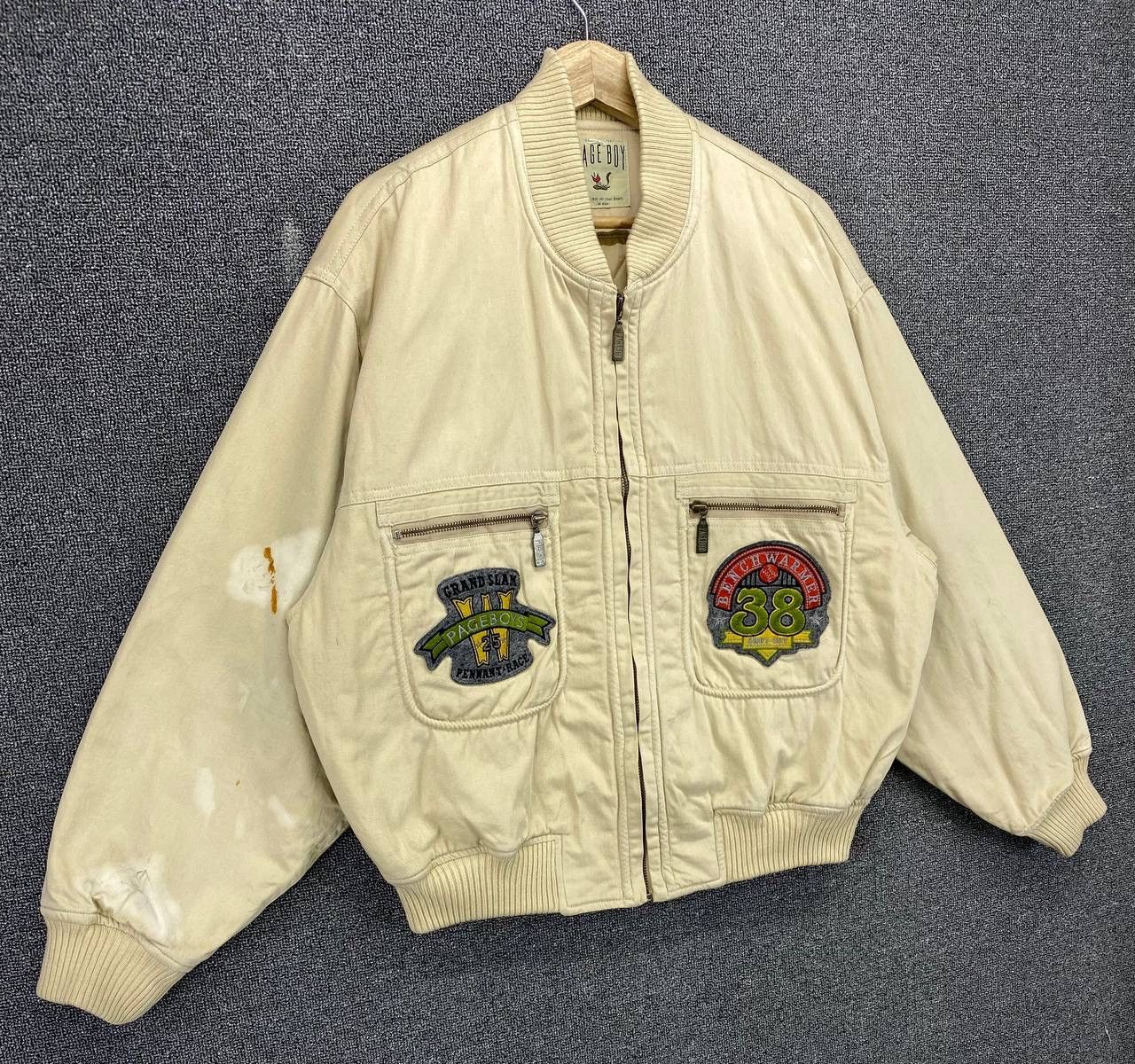 Japanese Brand Vintage Page Boy Patchwork Kapital Inspired Bomber Jacket Size M / US 6-8 / IT 42-44 - 3 Thumbnail