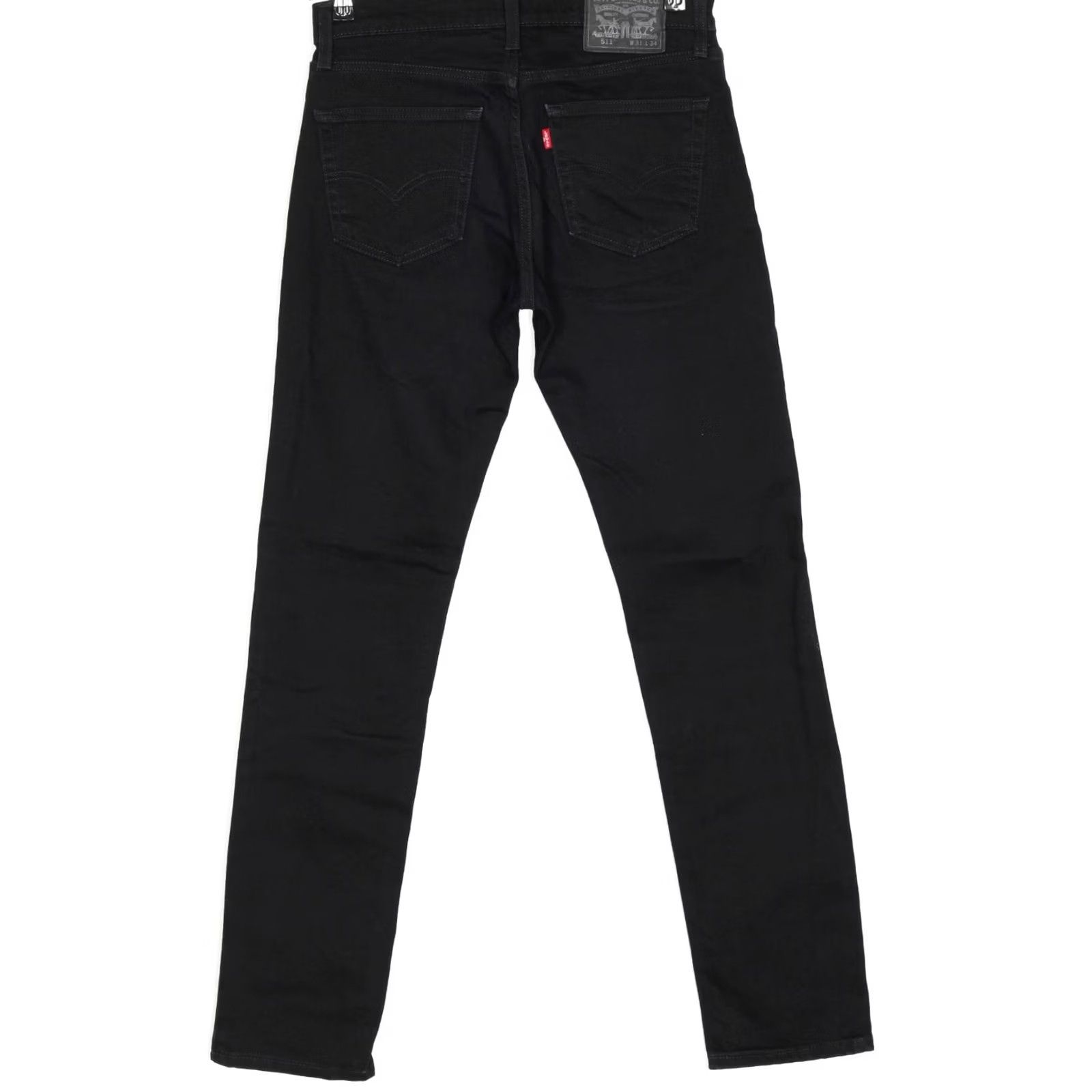 Levi's LEVI’S 511 Slim Fit Stretch Jeans Men W31 L34 DZ7140 Denim Black 5-Pocket Rise Mid 10-12in 31/34 Size US 31 - 3 Thumbnail