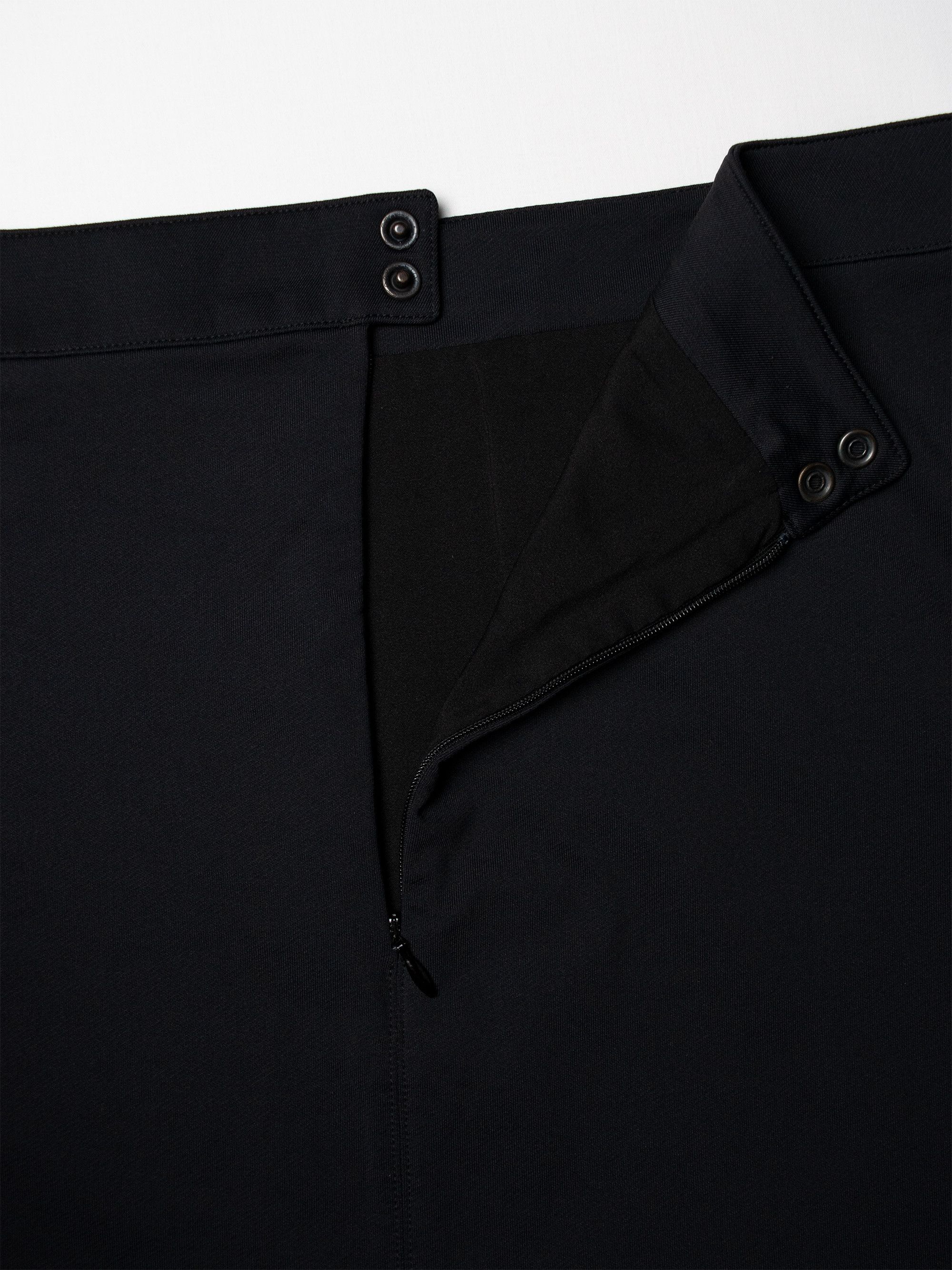 Y-3 × Yohji Yamamoto Y-3 - A/W 2006 - three stripes midi skirt (black) Size 27" / US 4 / IT 40 - 6 Thumbnail