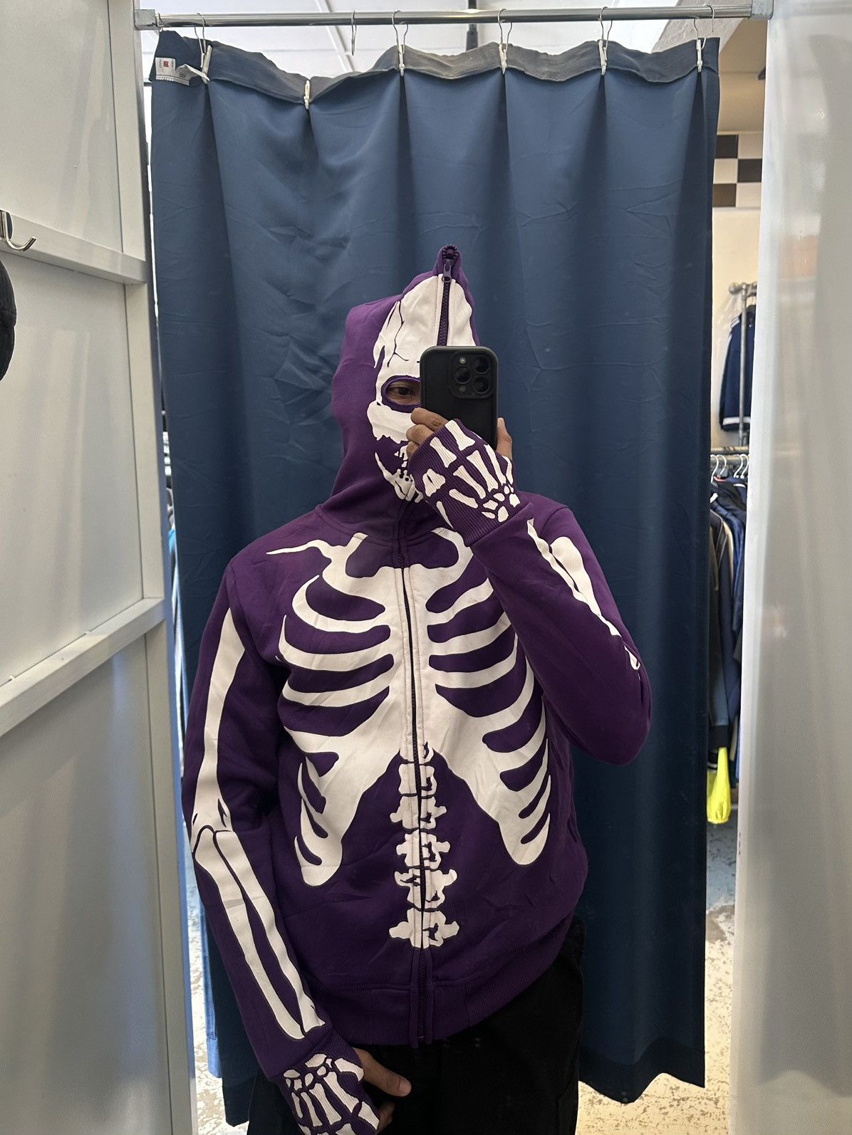 Japanese Brand Rare And Beautiful Lock Heaven Skulls Full Zipper Hoodie Size US M / EU 48-50 / 2 - 4 Thumbnail