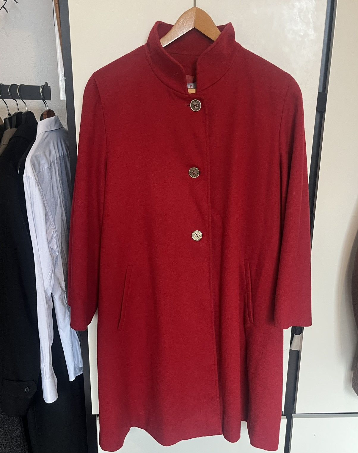 Fendi Vintage 80s Lady’s Red Fendi Coat Size M / US 6-8 / IT 42-44 - 1 Thumbnail