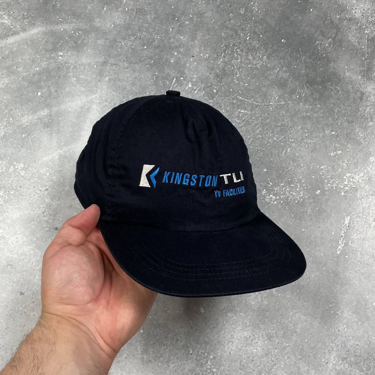 Vintage Vintage Kingston TLI TV Facilities Cap Black Size OS Size ONE SIZE - 1 Thumbnail