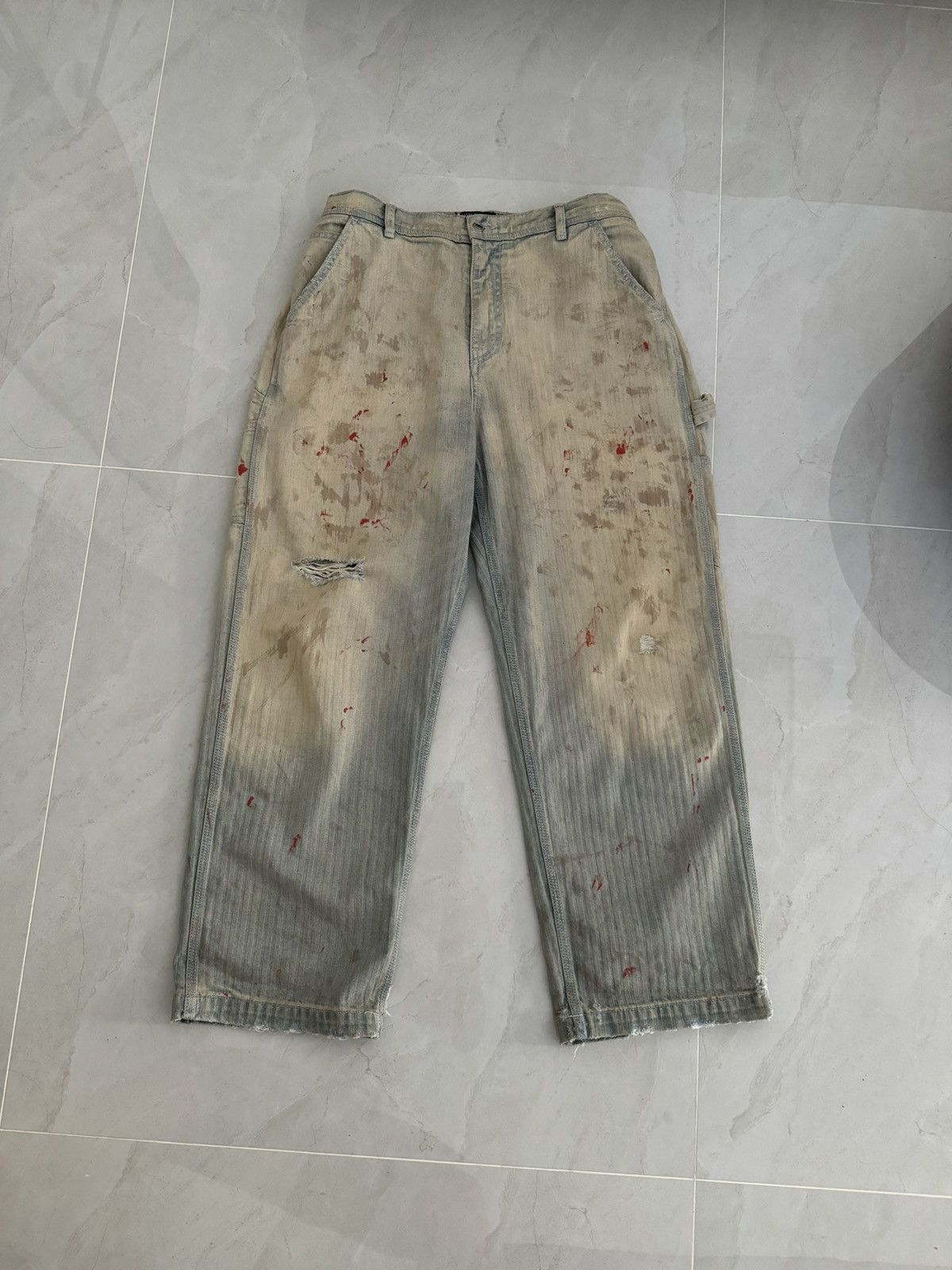 Enfants Riches Deprimes Enfants Riches Deprimes SS23 Bloodstained Pants Sz.36 Size US 36 / EU 52 - 1 Thumbnail