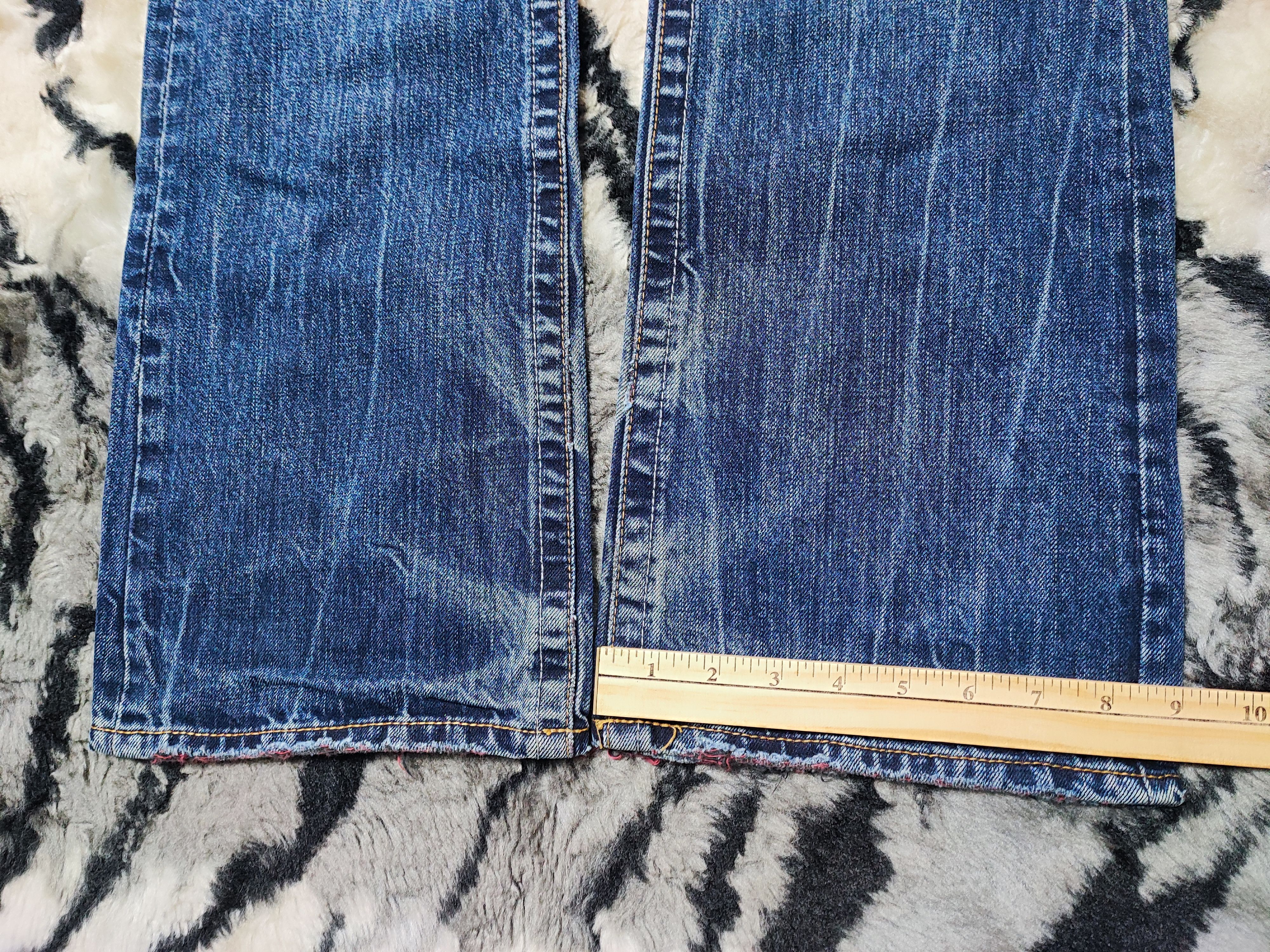 semanticdesign Semantic Design Flared Bootcut Japan Jeans Punk Distressed Size US 32 / EU 48 - 21 Thumbnail