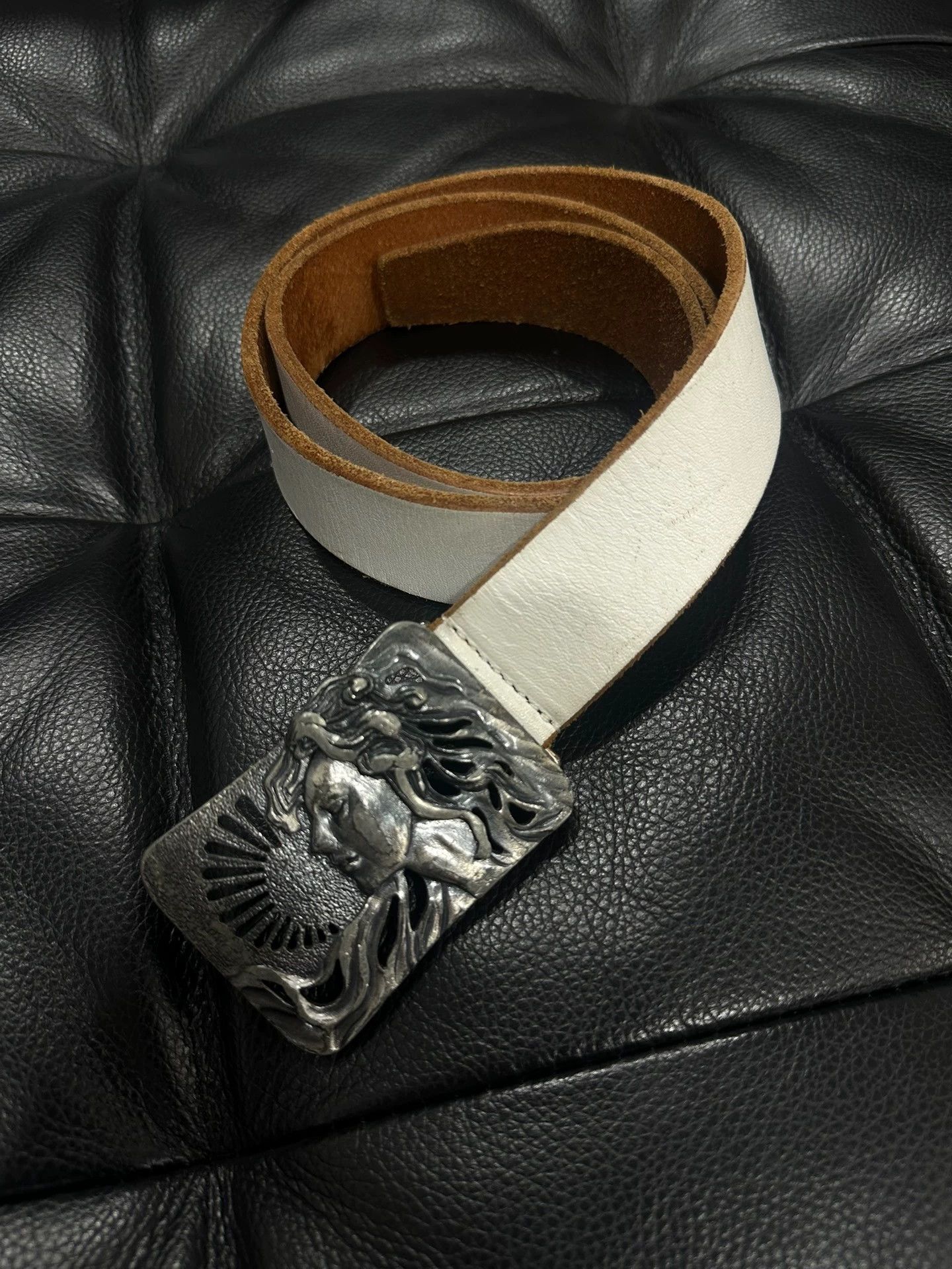 Yohji Yamamoto Yohji Yamamoto Y's 07aw 950 Silver Hollow Goddess Belt Size ONE SIZE - 1 Thumbnail