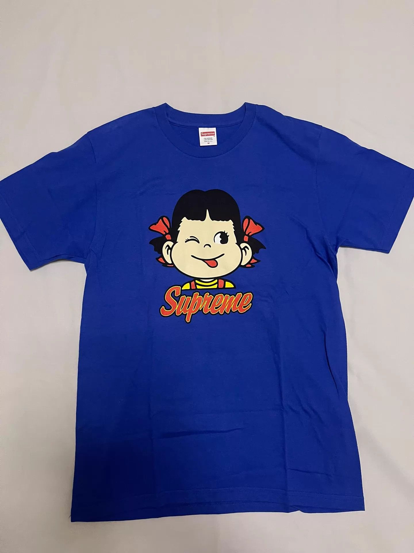 Other Supreme Rare New Blue M Short Sleeve Fujiya Little Girl Tee Size M / US 6-8 / IT 42-44 - 1 Thumbnail