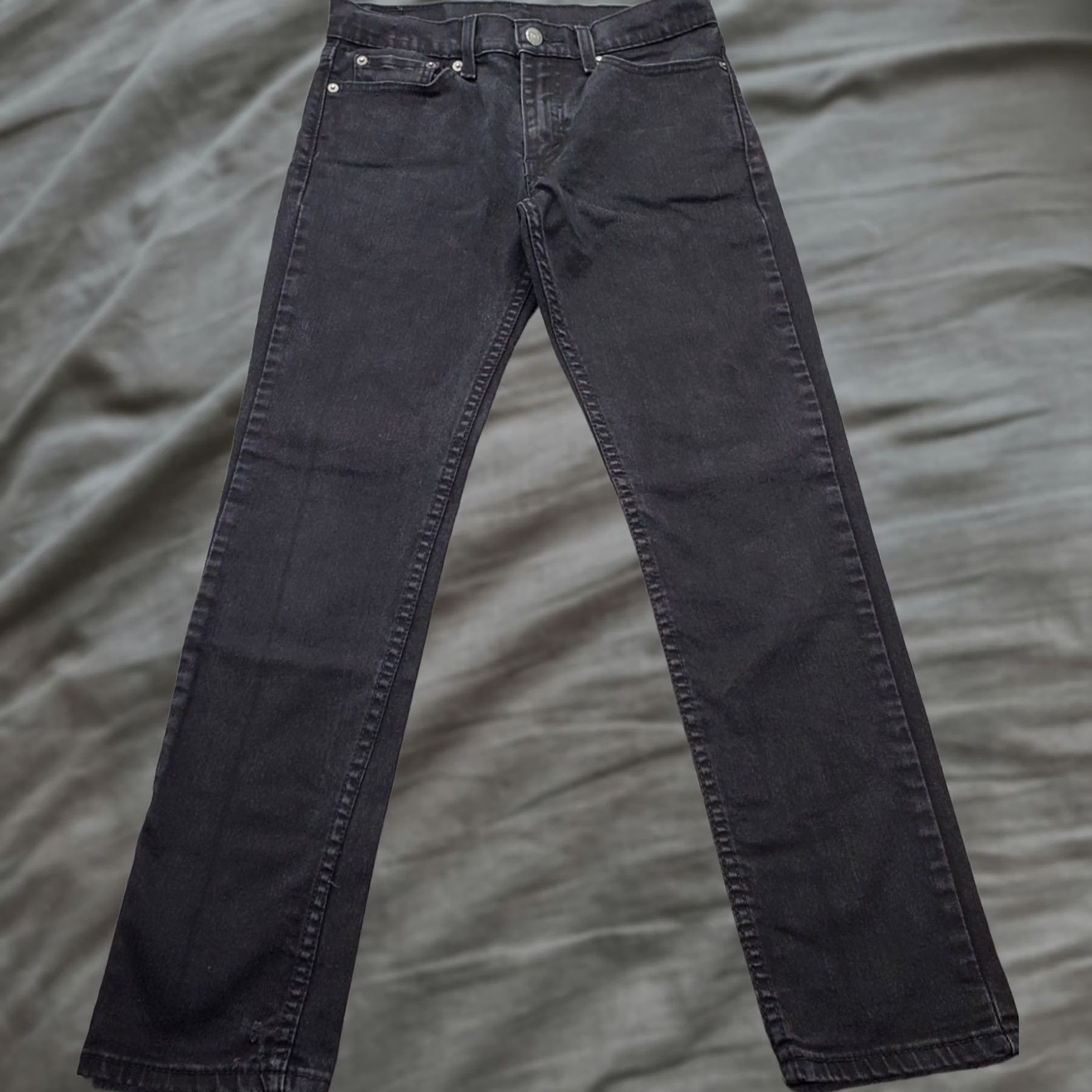 Levi's Levi's Mens 511 Straight Jeans 28 Black Denim 5-Pockets Dark Wash Vintage: No Size US 28 / EU 44 - 1 Thumbnail