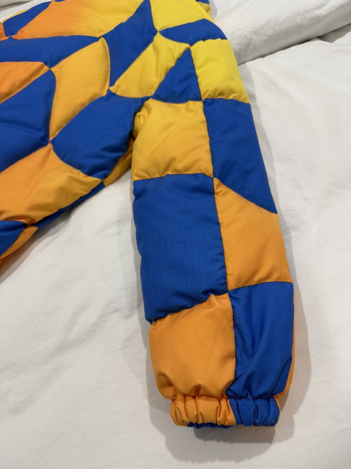 ERL ERL Puffer Jacket Blue, Orange, and Yellow Checkered L Size US L / EU 52-54 / 3 - 10 Thumbnail