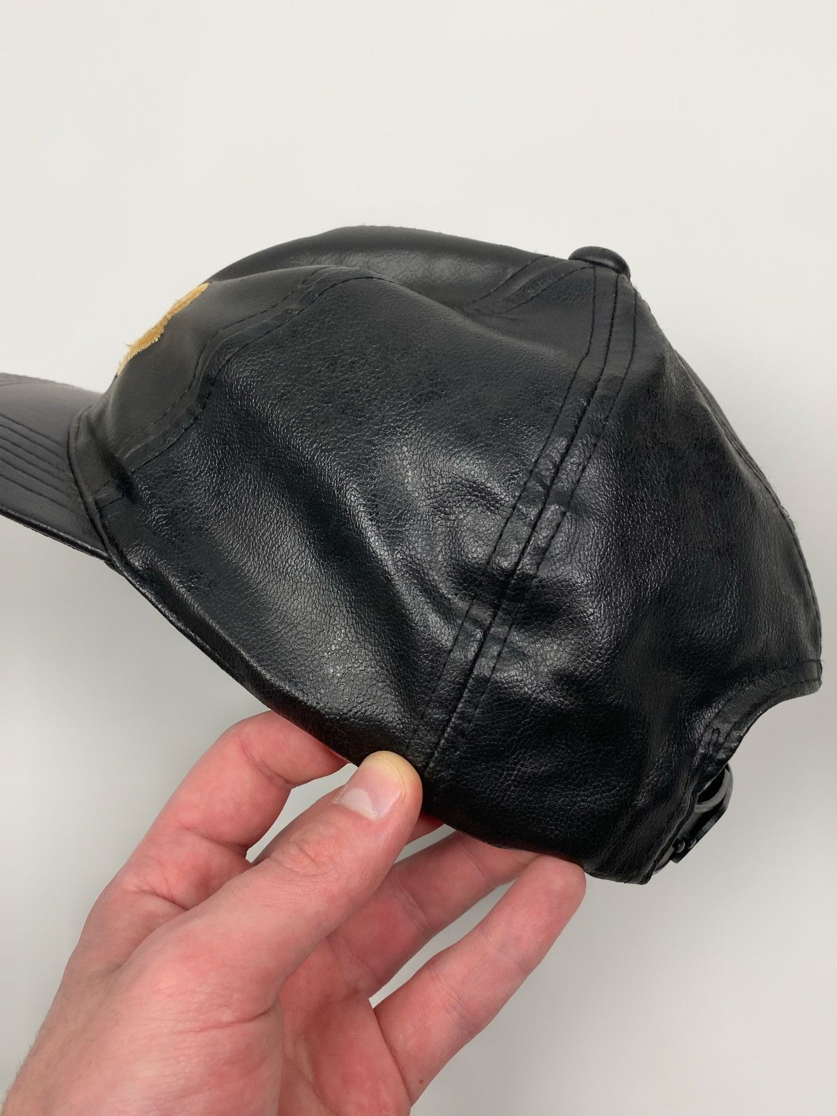 Vintage 1990’s Vintage Zero Spell Out PVC Coated Snap Back Hat Size ONE SIZE - 6 Thumbnail