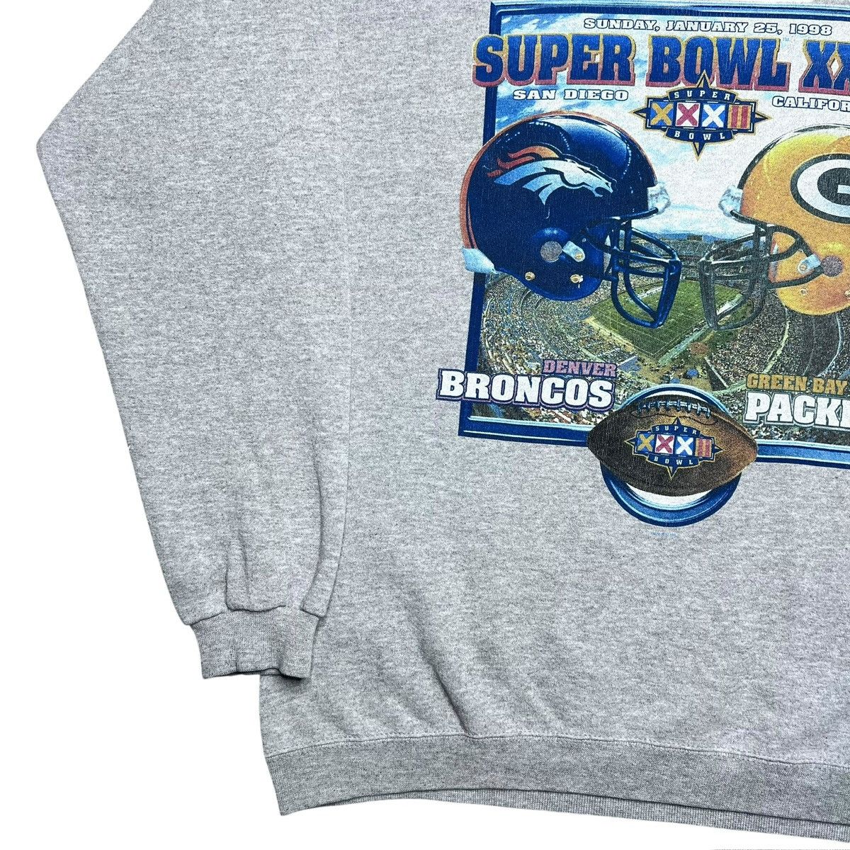 Starter 1998 NFL Denver Broncos Green Bay Packers Starter Sweatshirt Size US L / EU 52-54 / 3 - 18 Thumbnail